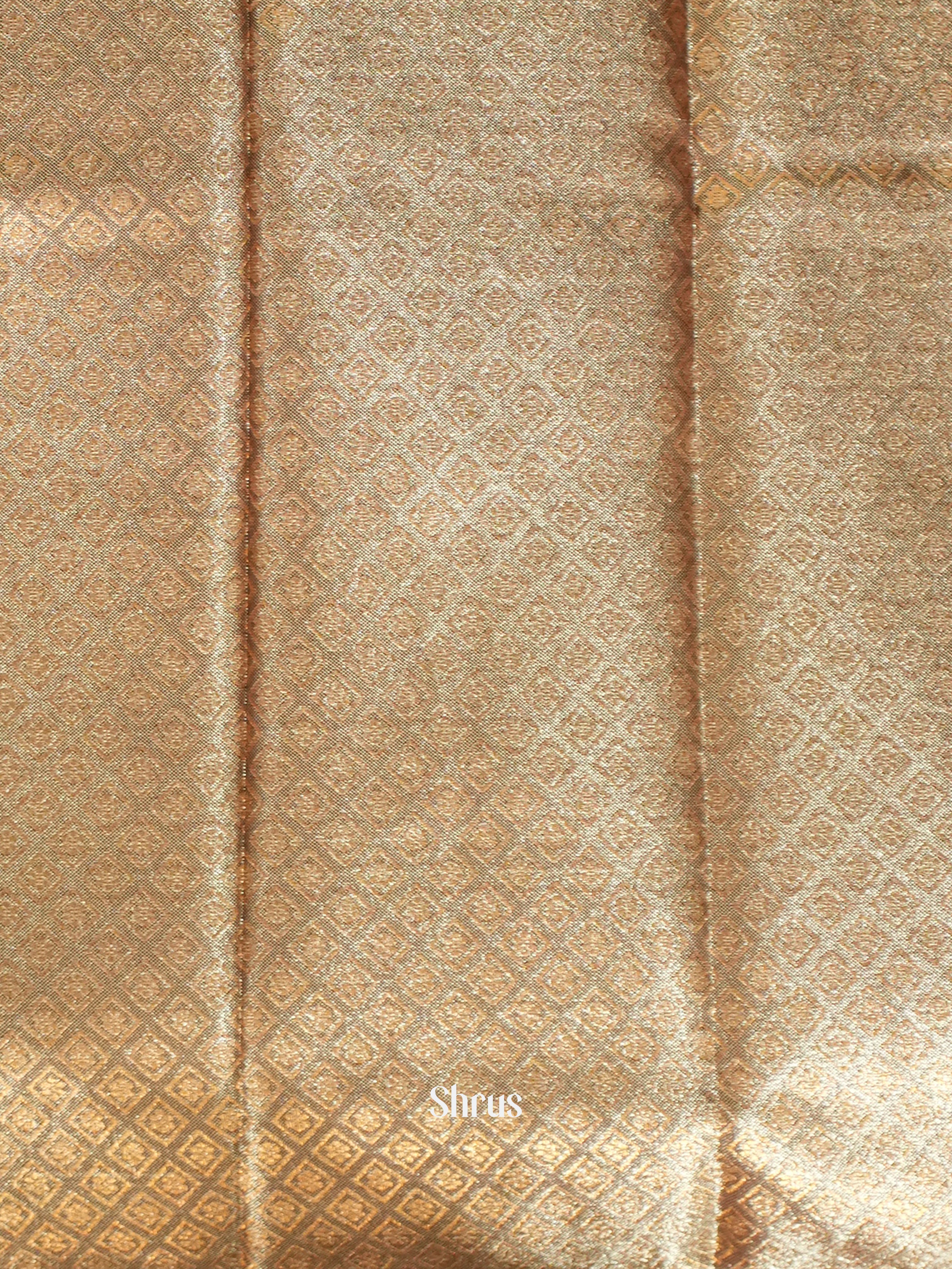 Grey - Kanchipuram-halfpure Saree - Shop on Shrus.com