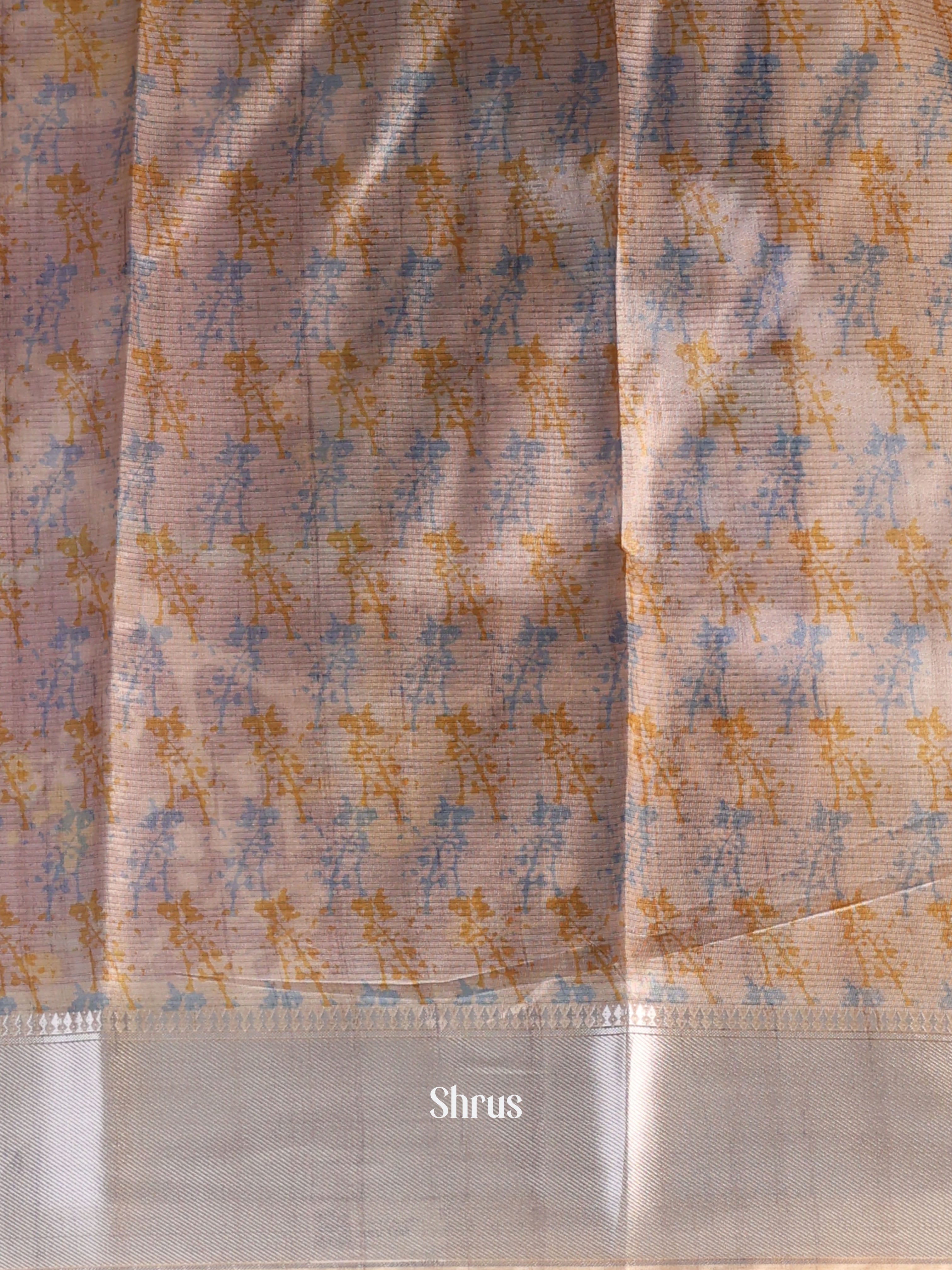 CIS06393 - Printed Tussar Saree - Shop on Shrus.com