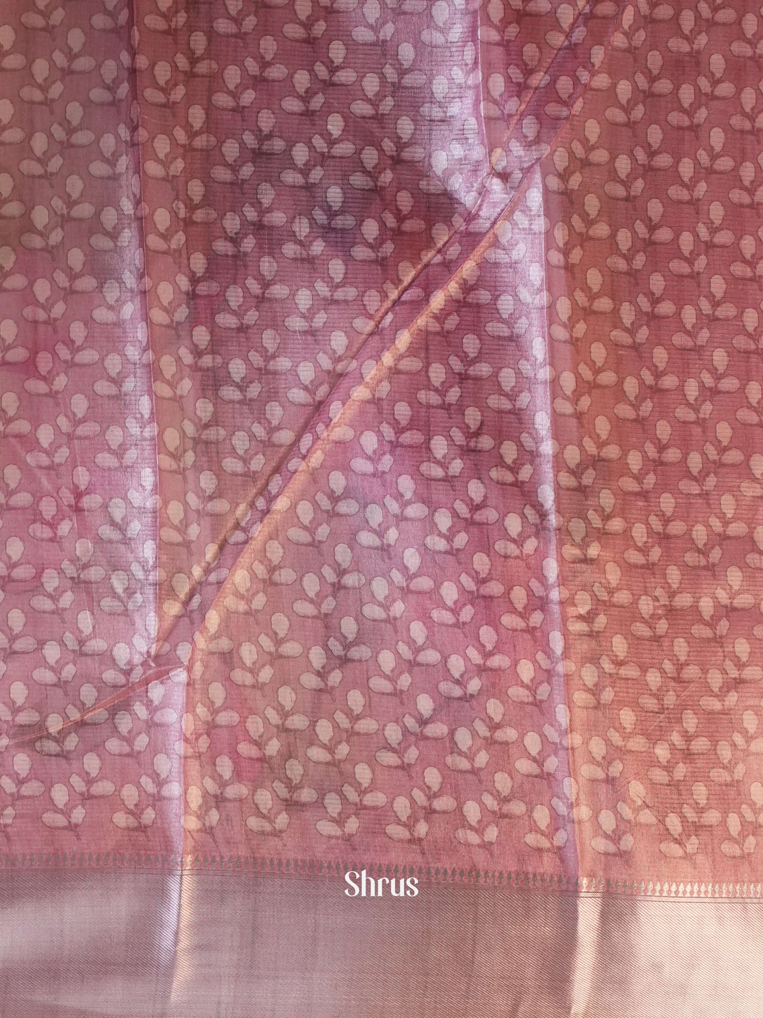 CIS06422 - Printed Tussar Saree - Shop on Shrus.com