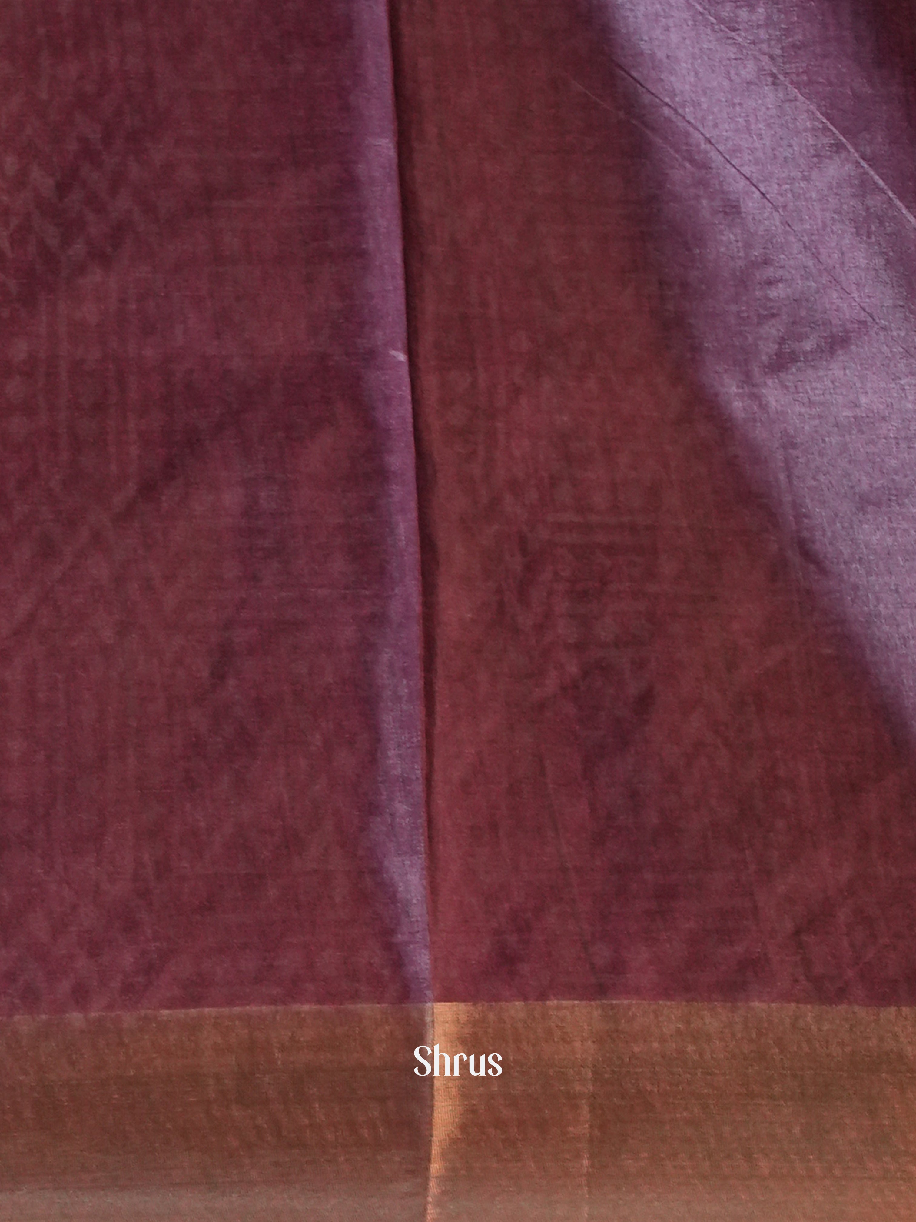 CIS06485 - Printed Tussar Saree - Shop on Shrus.com