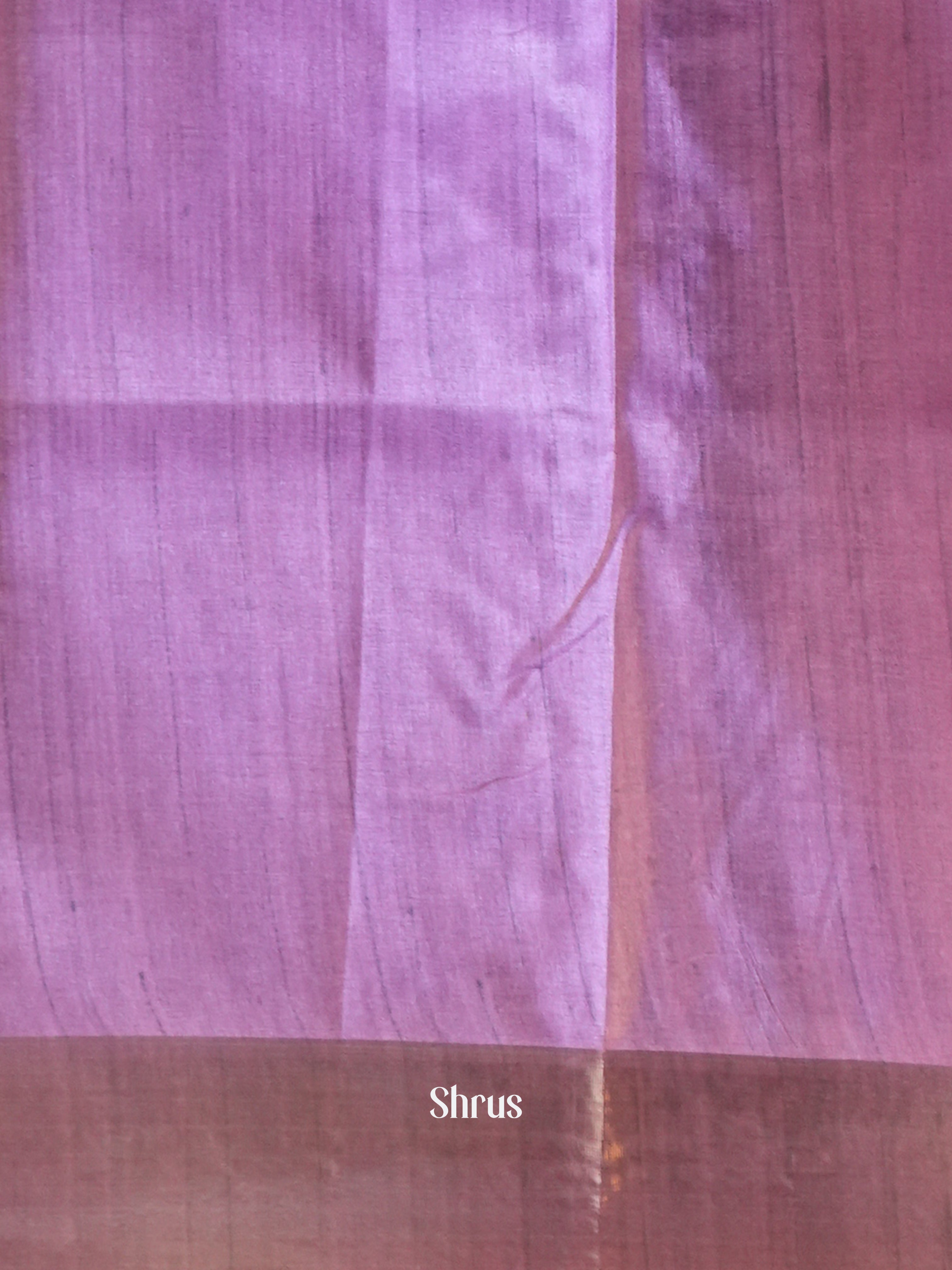 CIS06522 - Printed Tussar Saree - Shop on Shrus.com