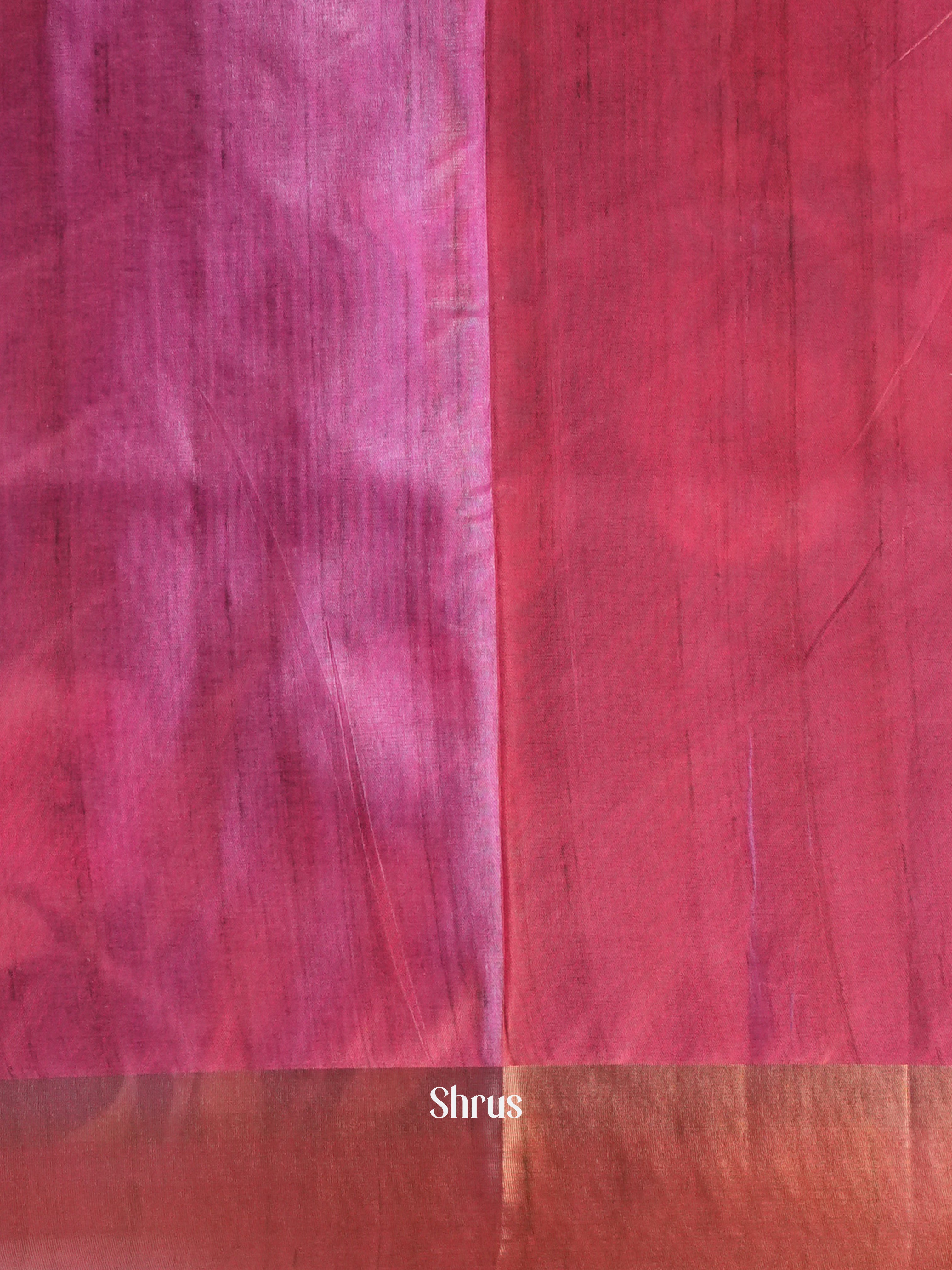 CIS06524 - Printed Tussar Saree - Shop on Shrus.com