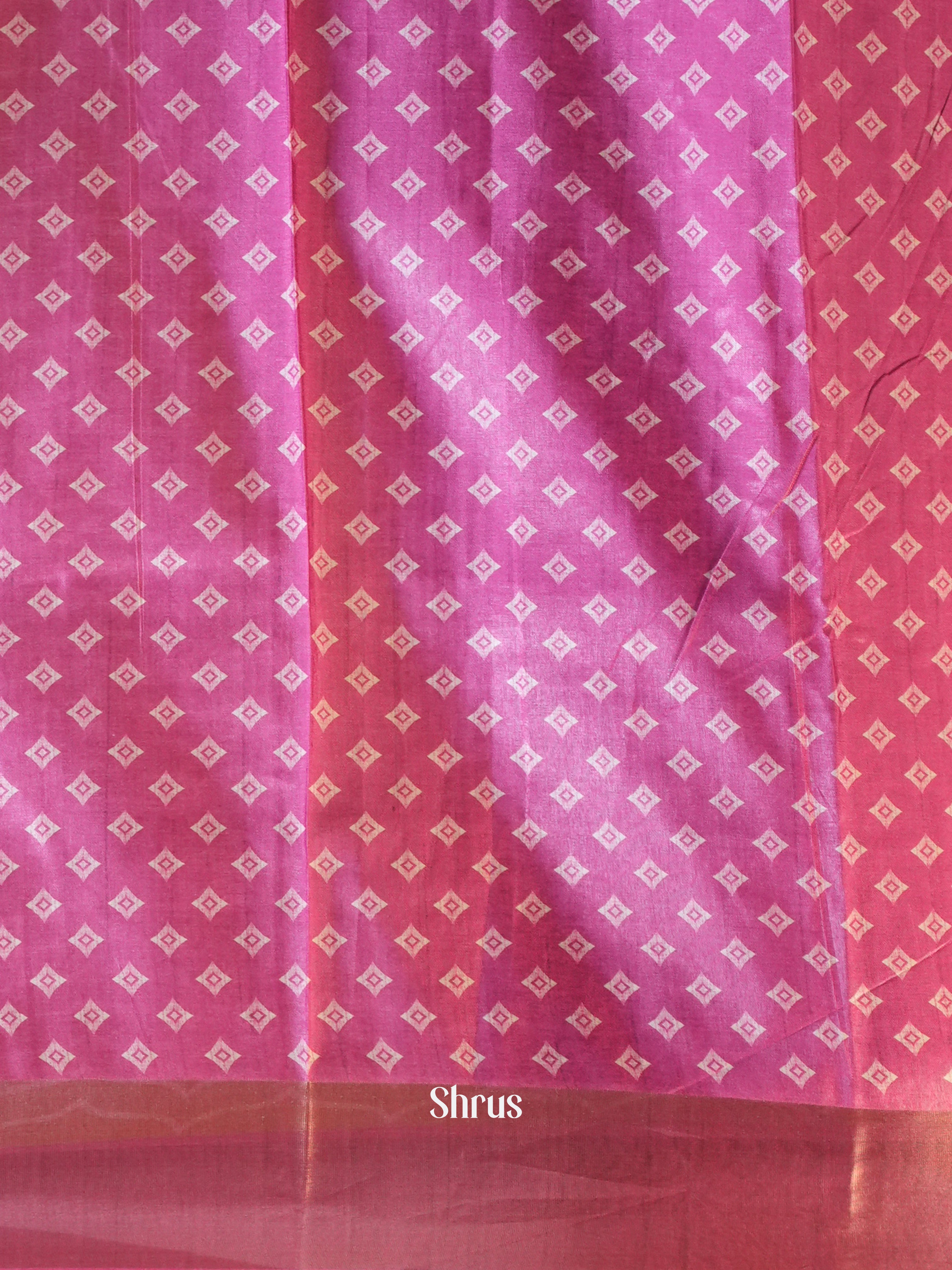 CIS06538 - Printed Tussar Saree - Shop on Shrus.com