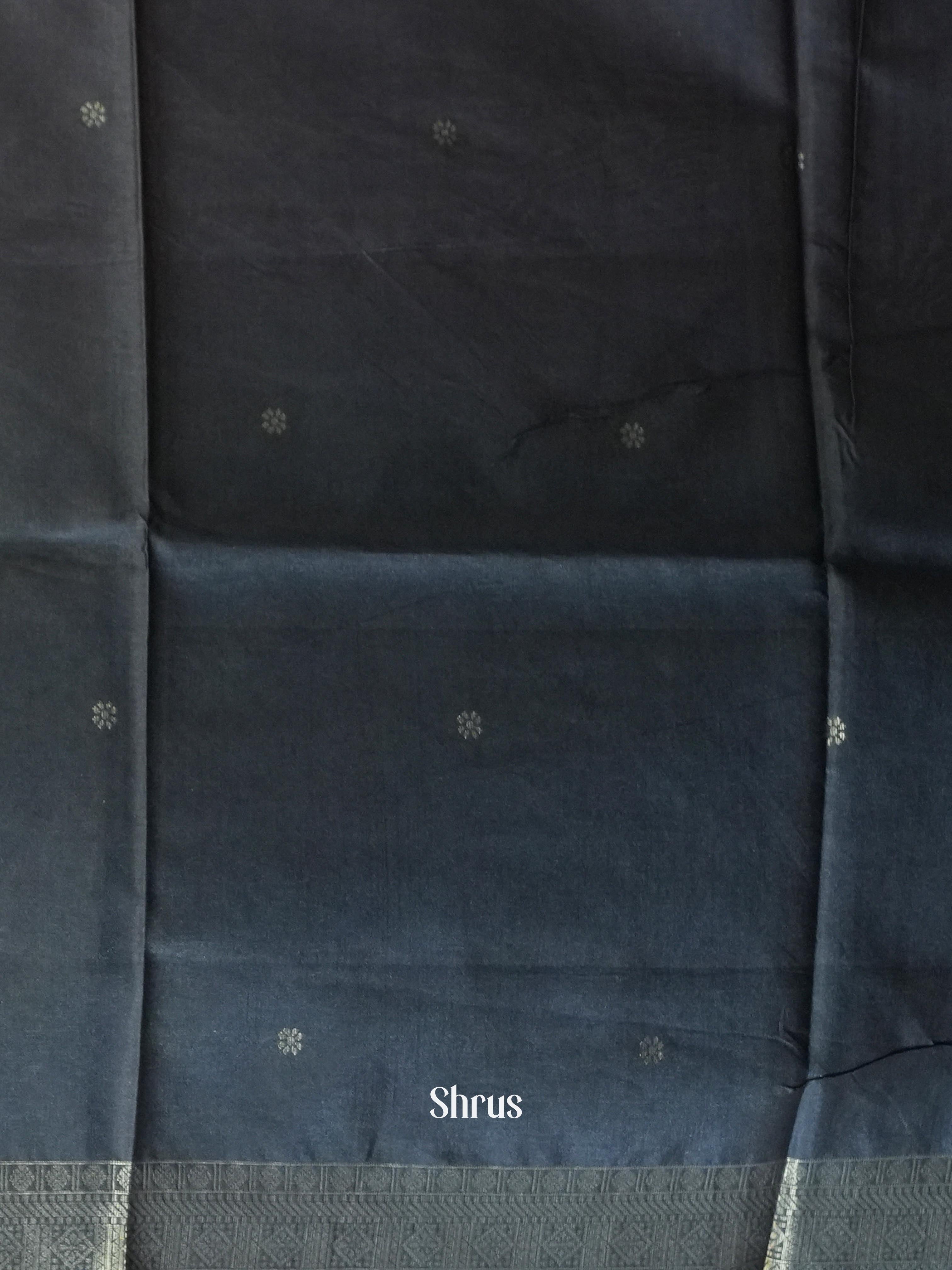 Purple & Grey - Semi Tussar Saree - Shop on Shrus.com