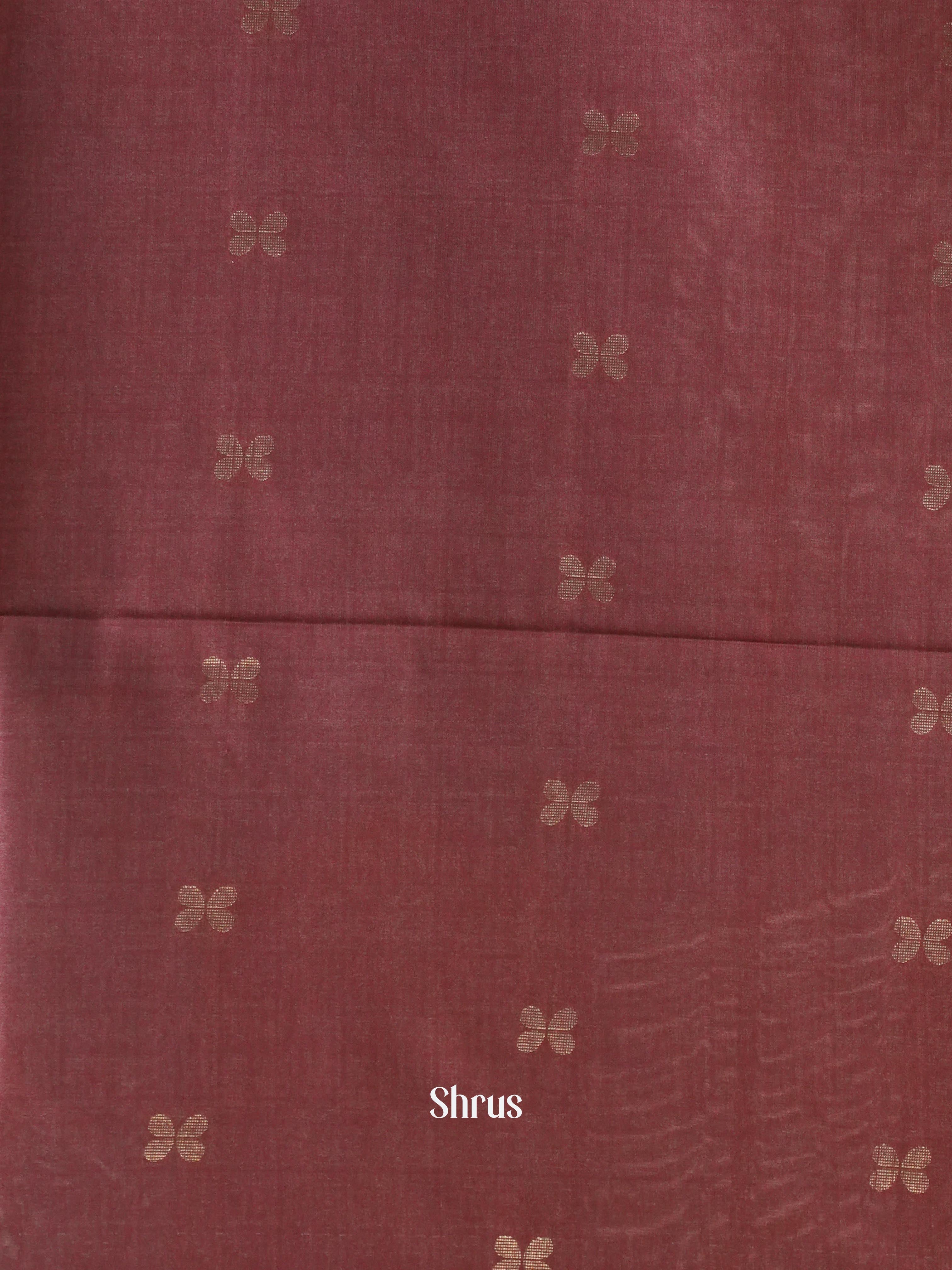 Green & Brown - Semi Tussar Saree - Shop on Shrus.com