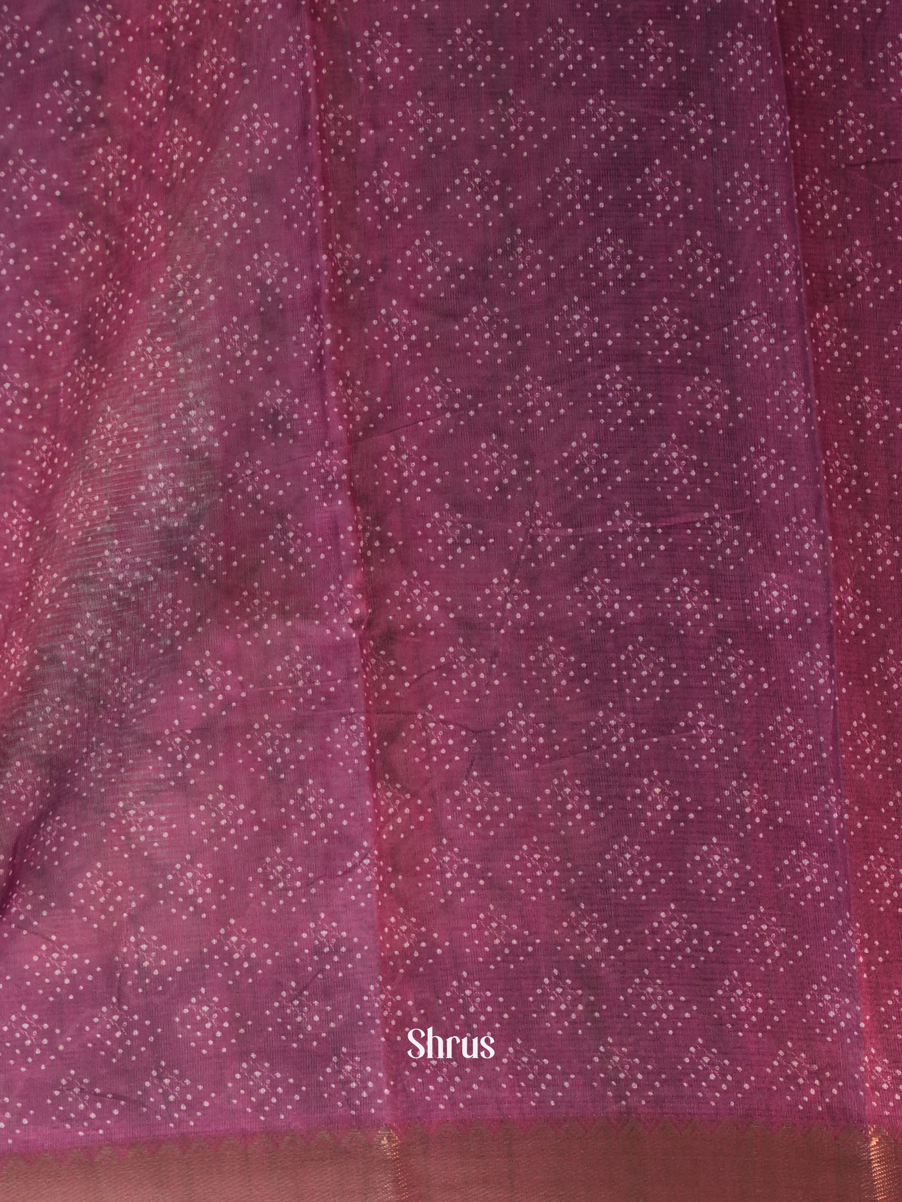 CIS06756 - Semi Chanderi Saree - Shop on Shrus.com