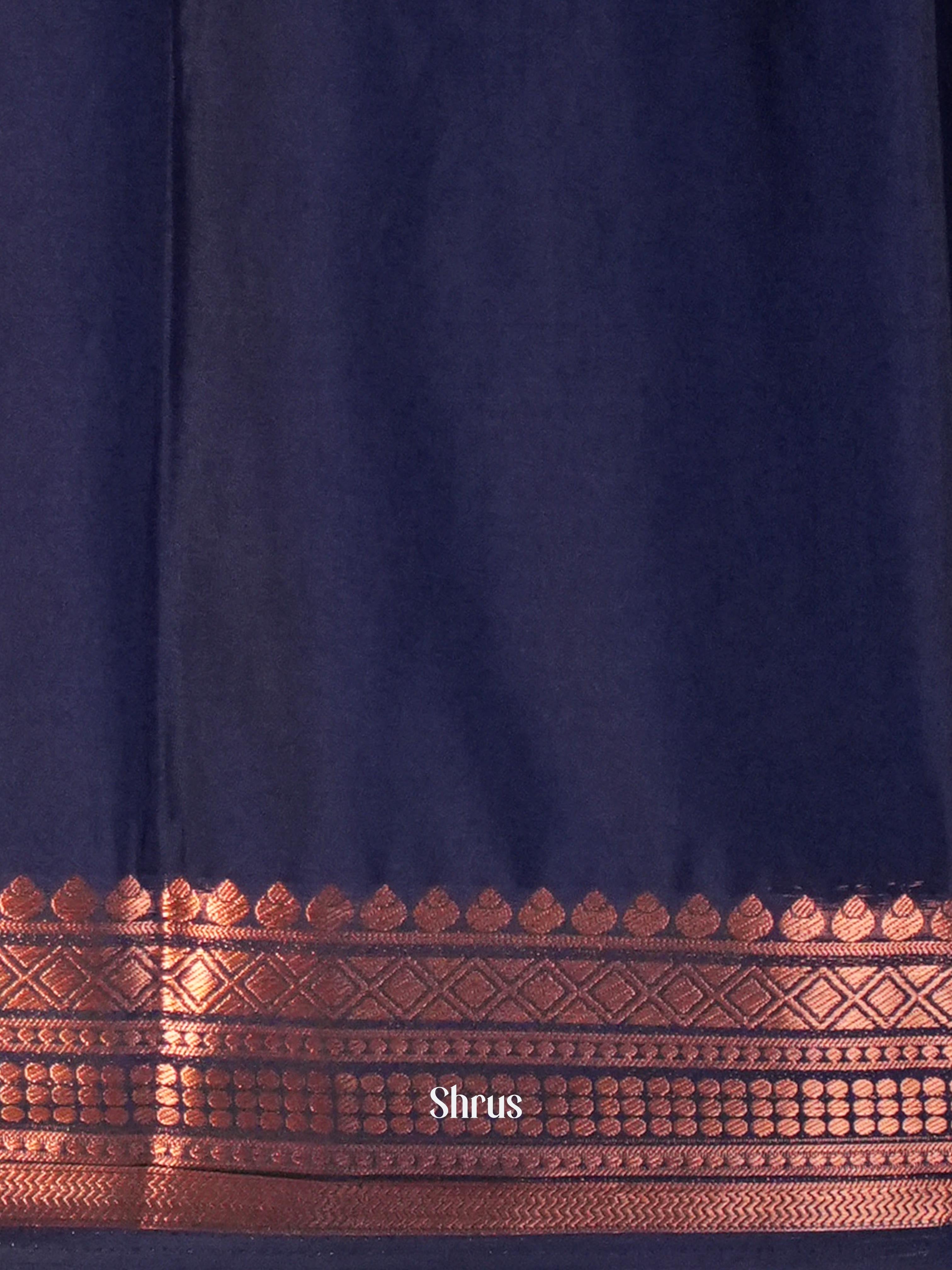 CIS09011 - Semi Mysore silk Saree - Shop on Shrus.com