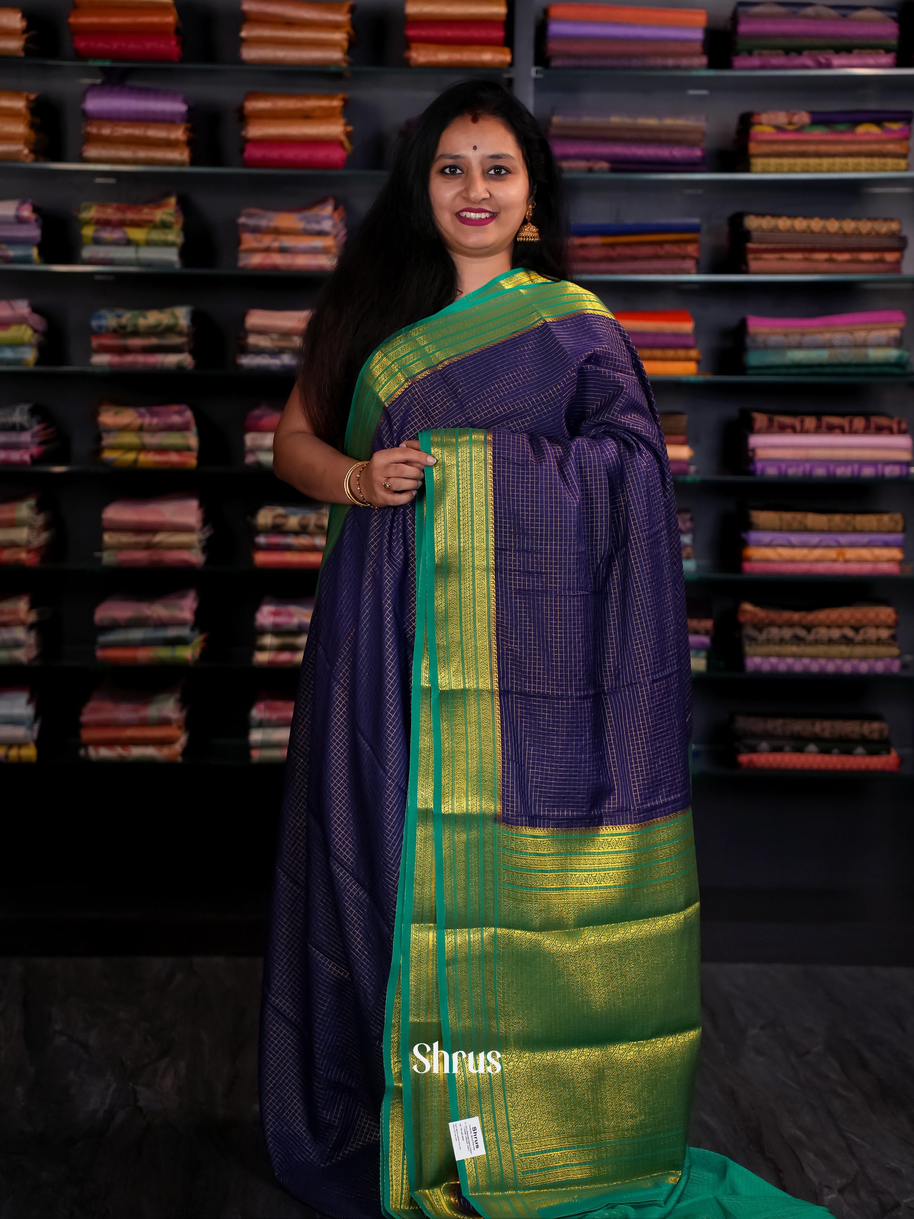 CIS09024 - Mysore silk Saree - Shop on Shrus.com