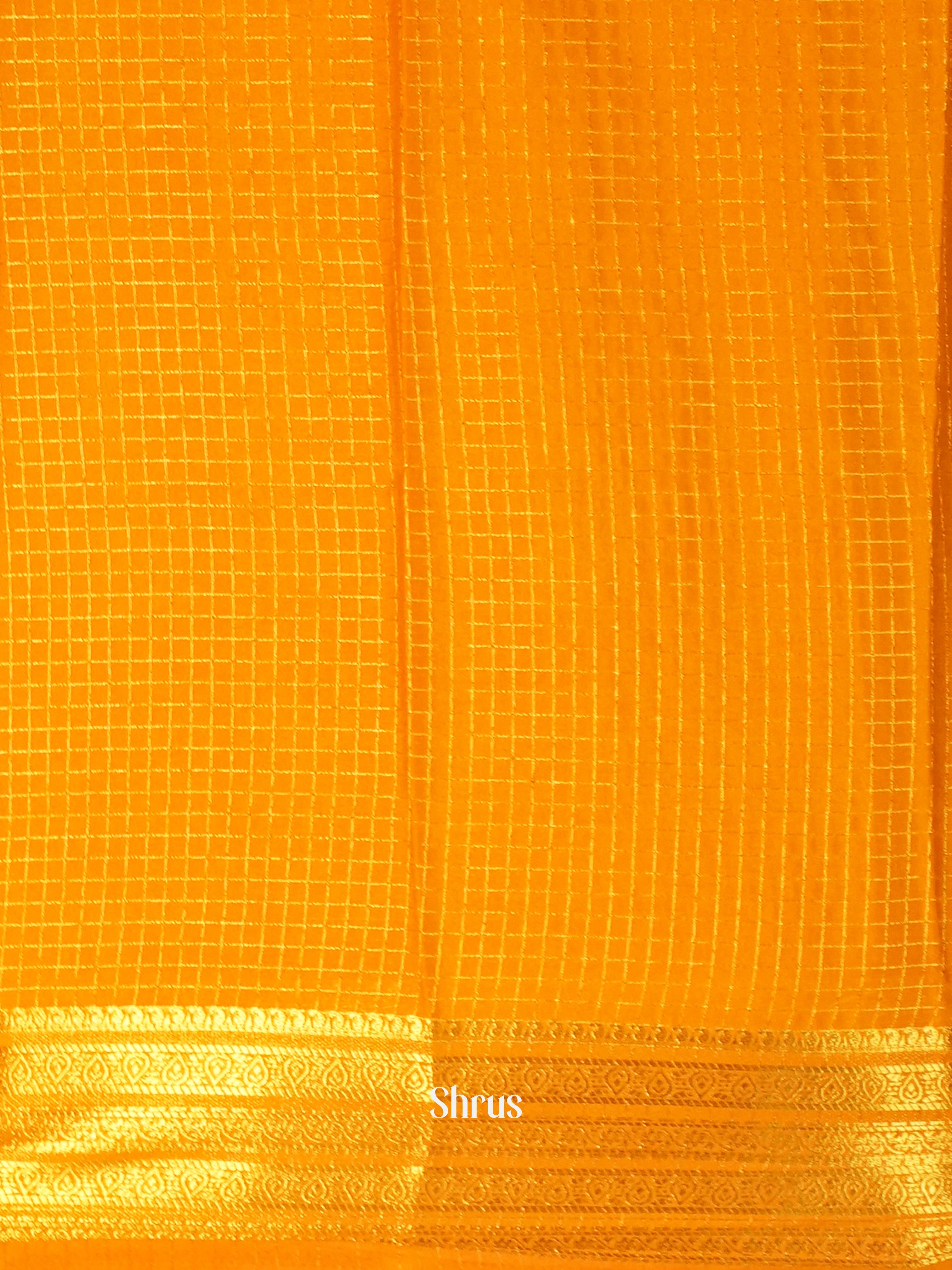 CIS09032 - Semi Mysore silk Saree - Shop on Shrus.com