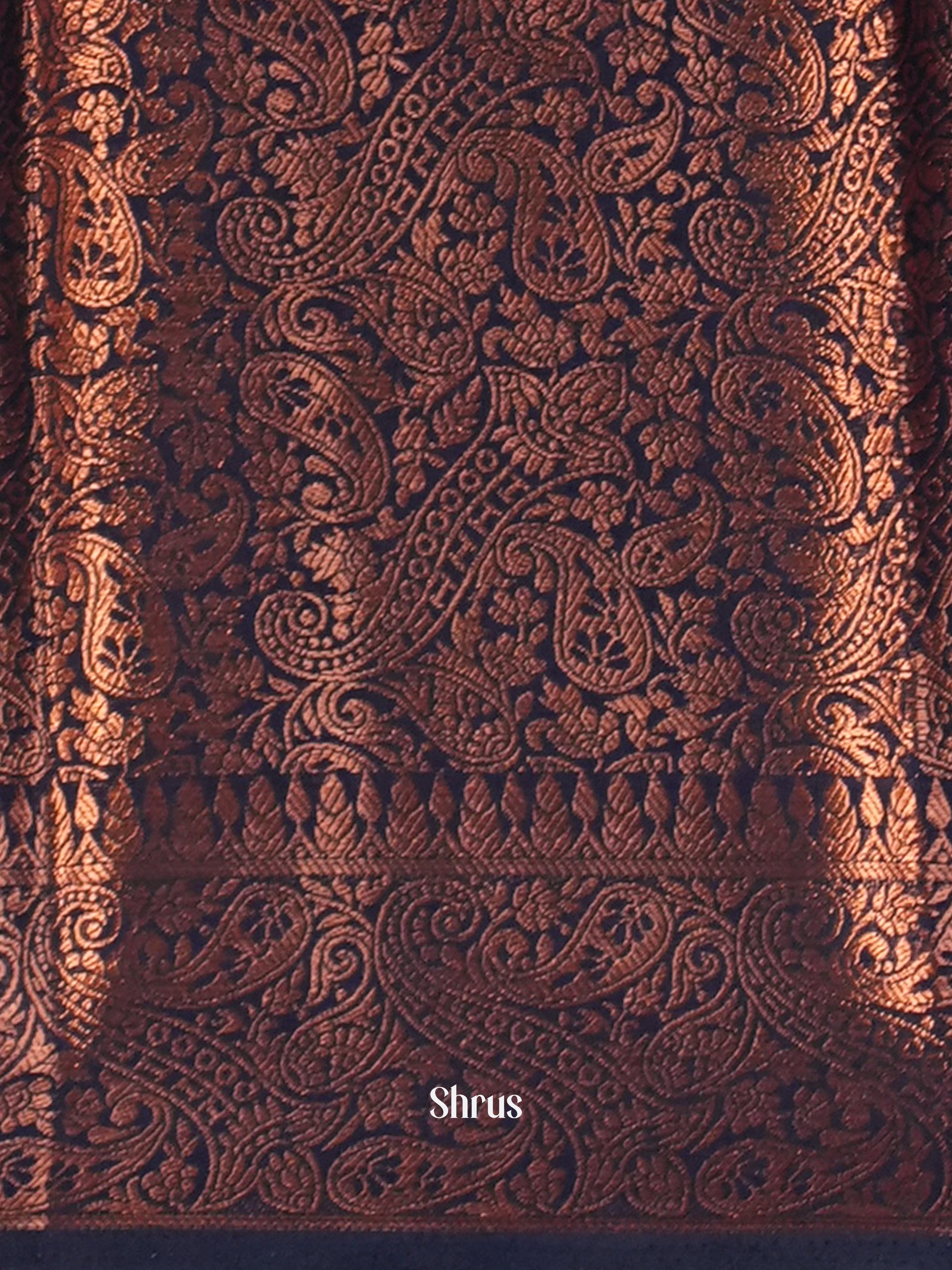CIS09043 - Semi Mysore silk Saree - Shop on Shrus.com