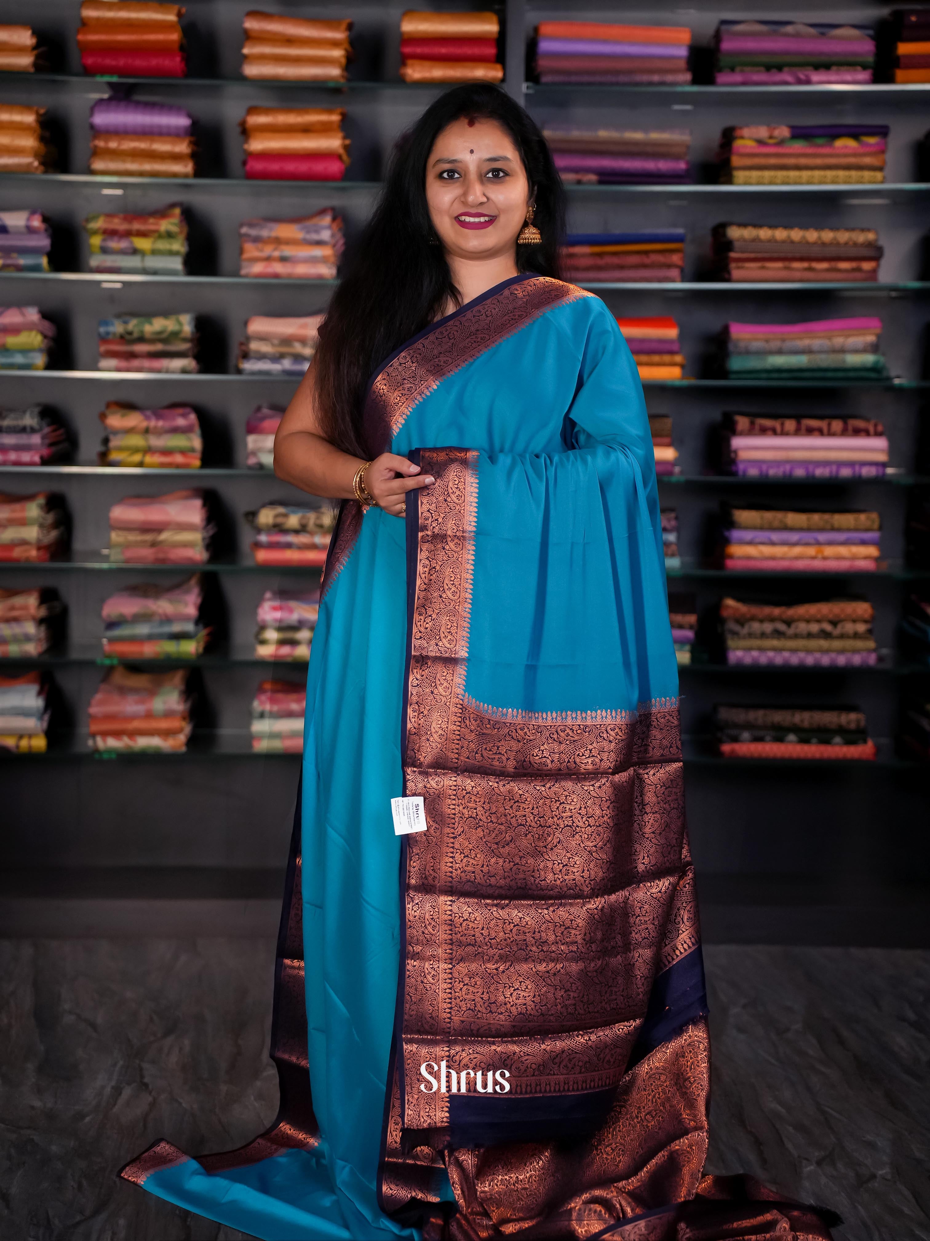 CIS09047 - Mysore silk Saree - Shop on Shrus.com