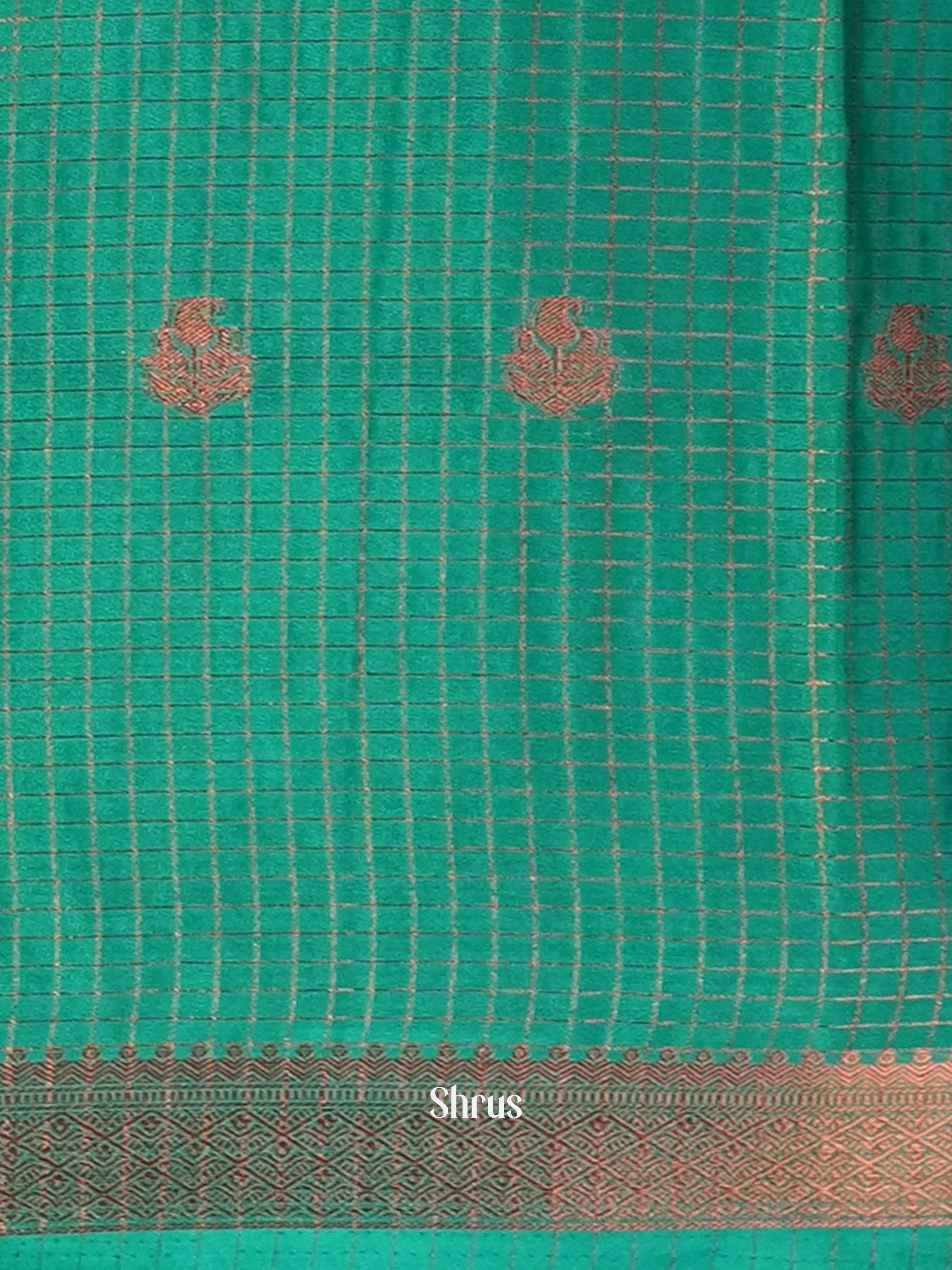 CIS09057 - Semi Mysore silk Saree - Shop on Shrus.com