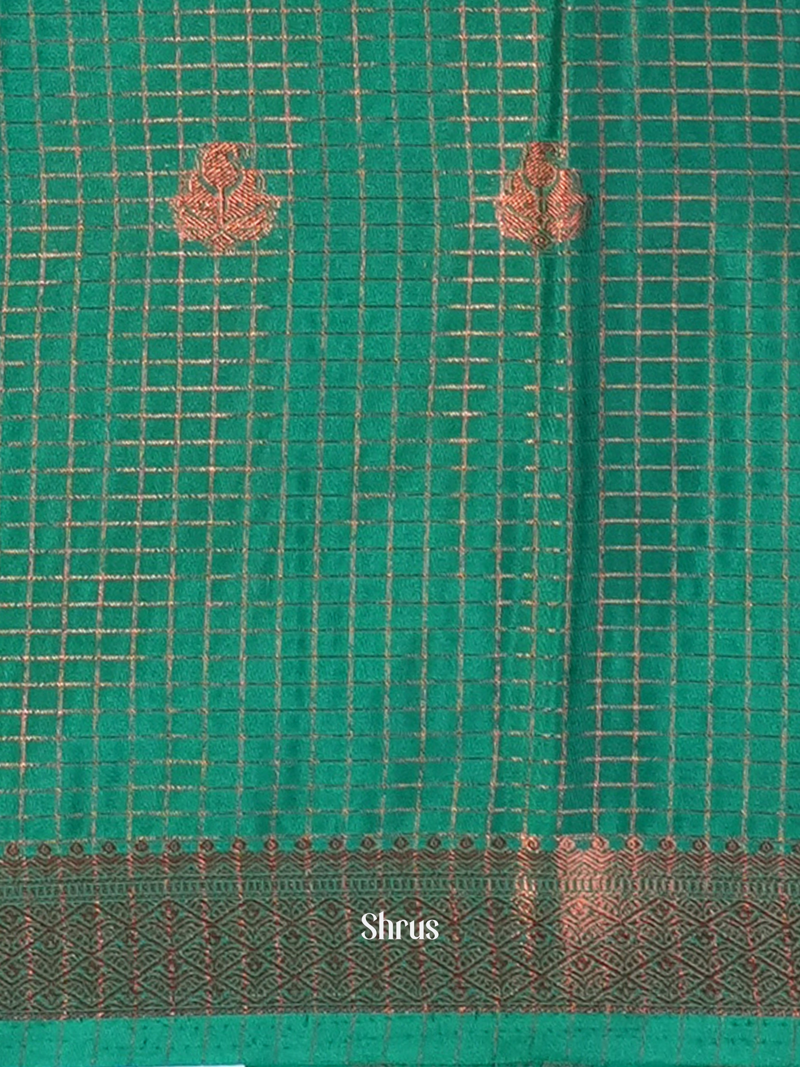 CIS09061 - Semi Mysore silk Saree - Shop on Shrus.com