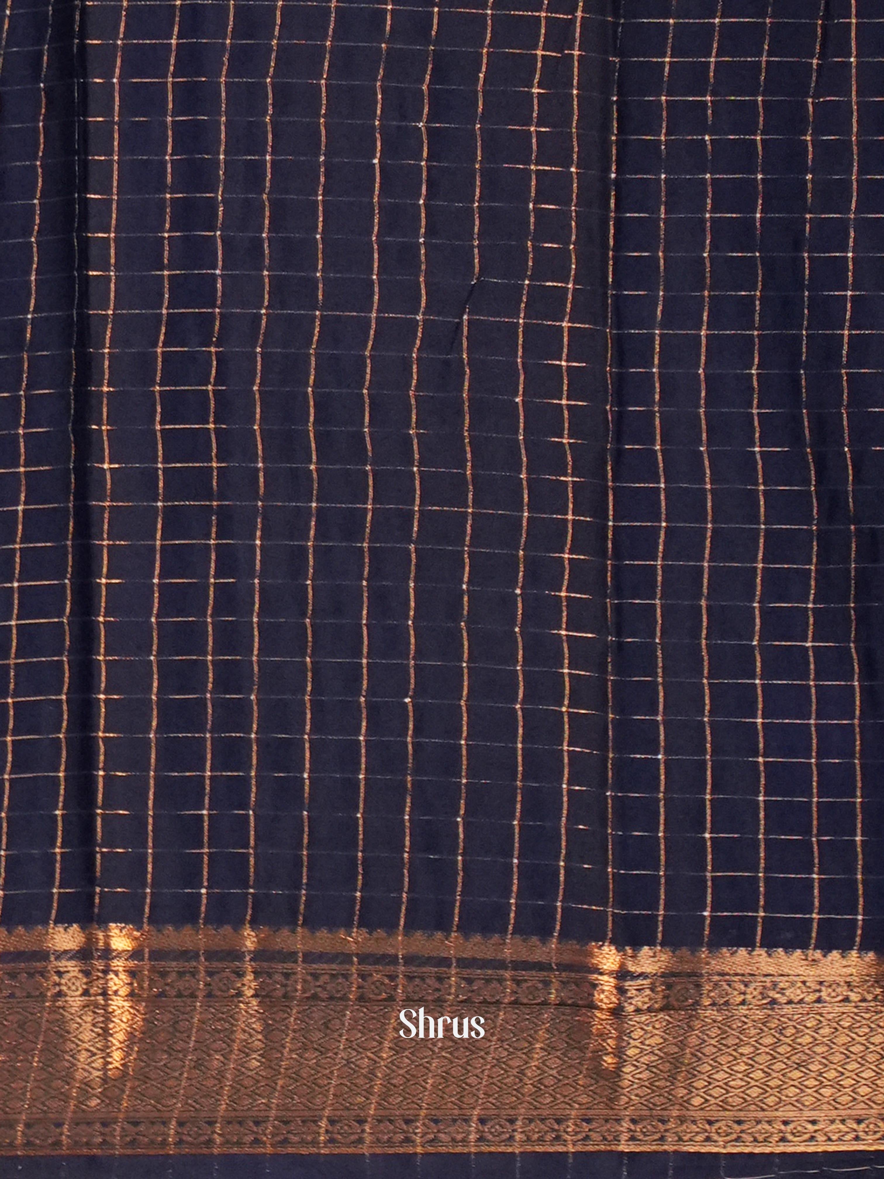 CIS09062 - Semi Mysore silk Saree - Shop on Shrus.com