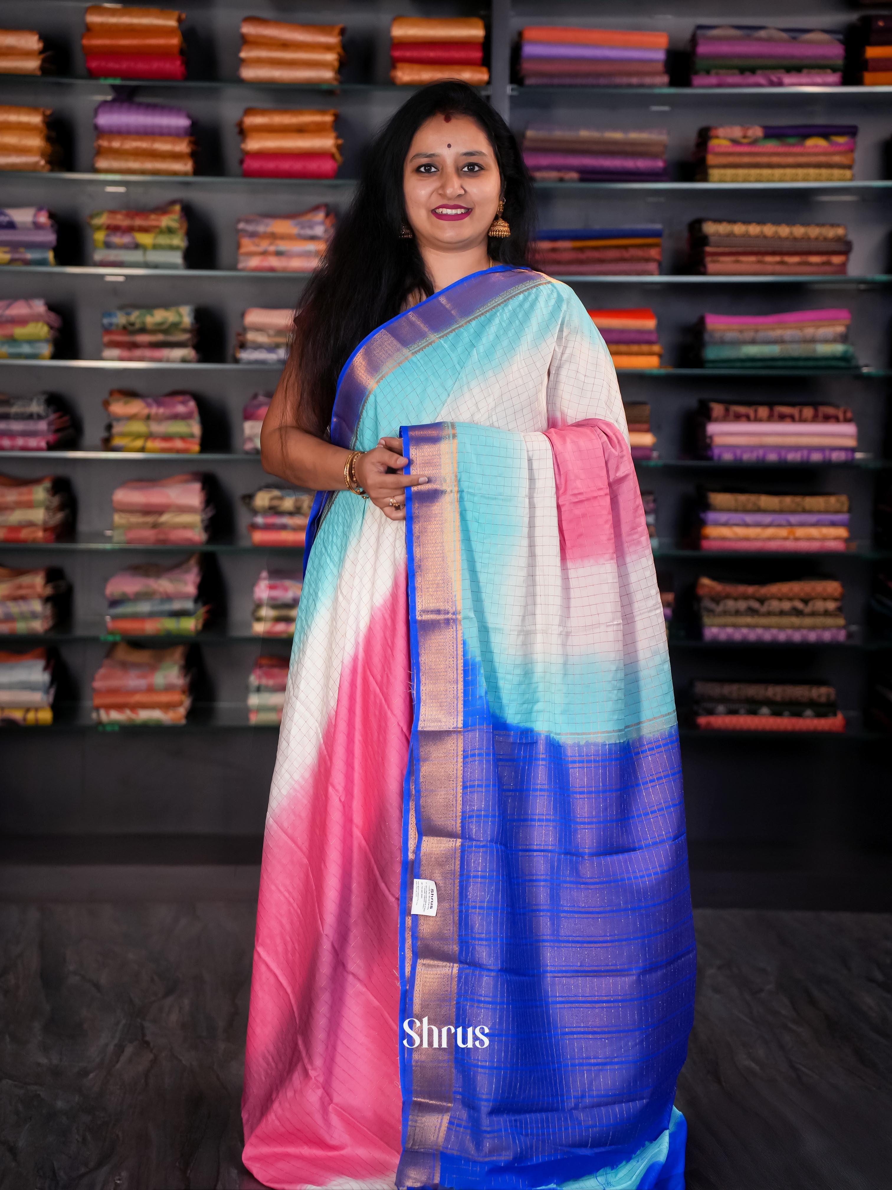 CIS09064 - Mysore silk Saree - Shop on Shrus.com