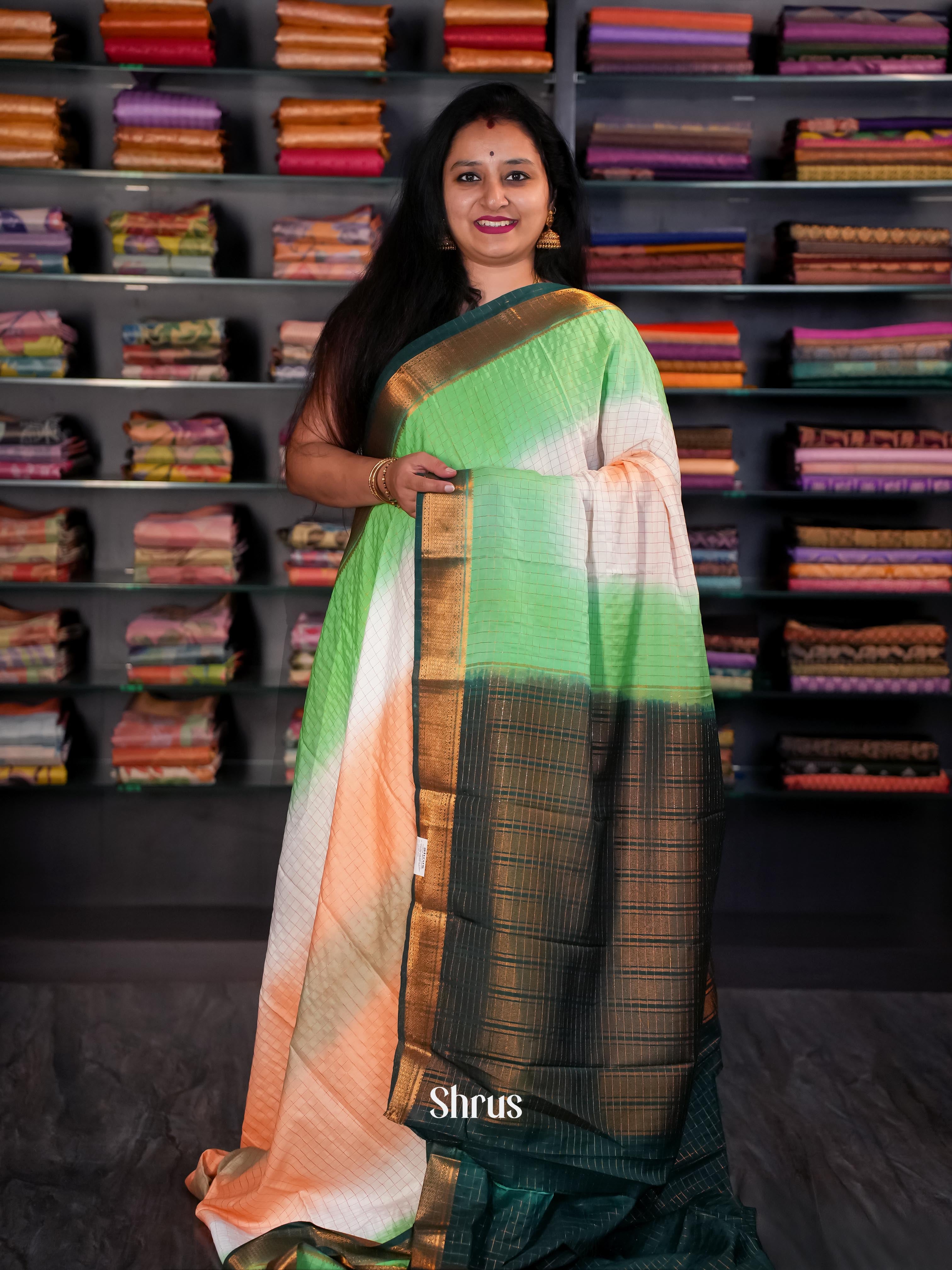 CIS09067 - Mysore silk Saree - Shop on Shrus.com
