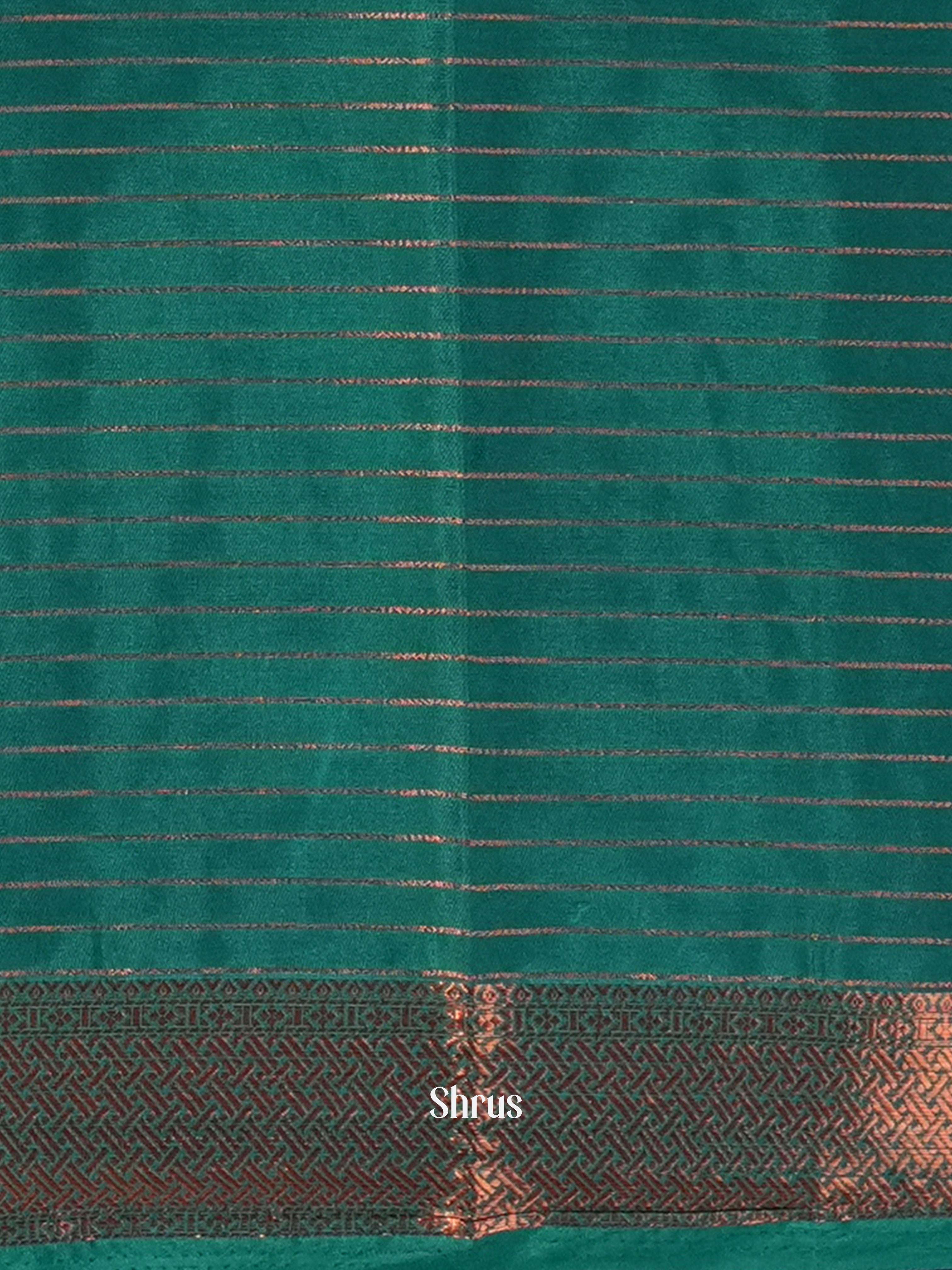 CIS09081 - Semi Mysore silk Saree - Shop on Shrus.com