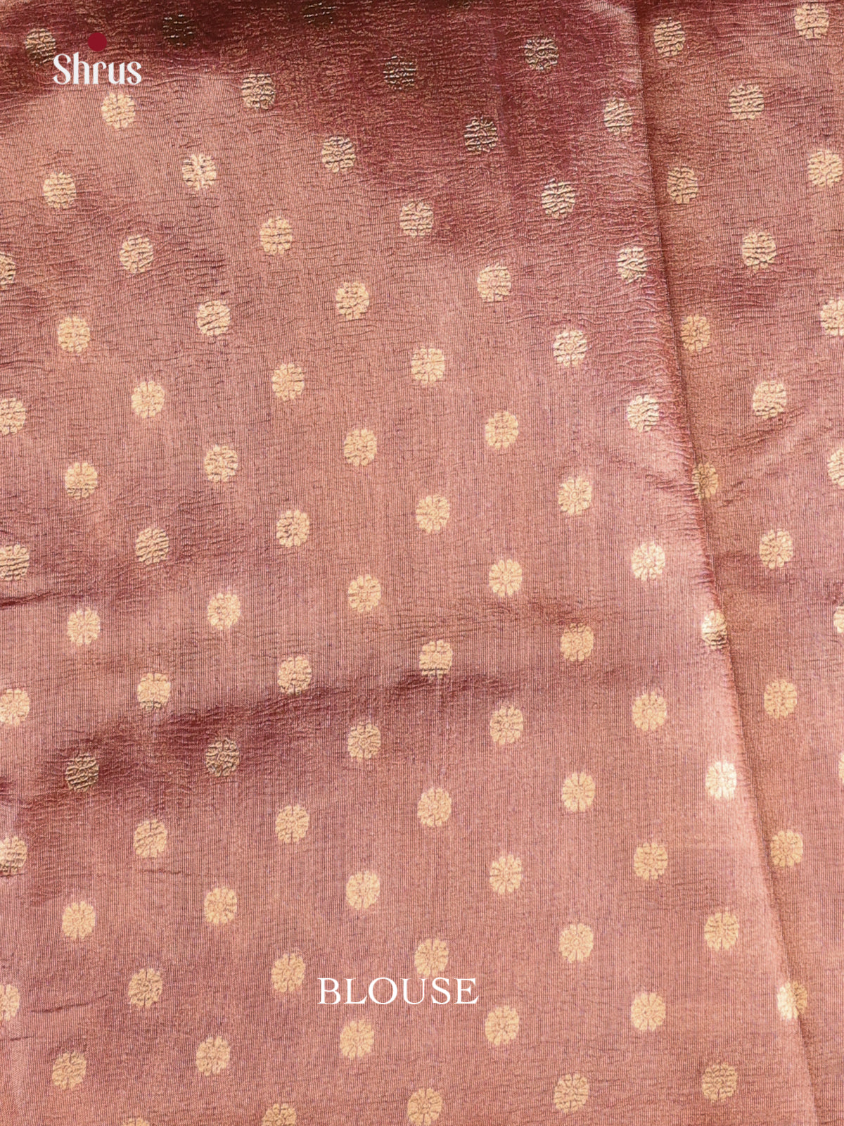 Onion Peel - Semi Dupion Saree - Shop on Shrus.com