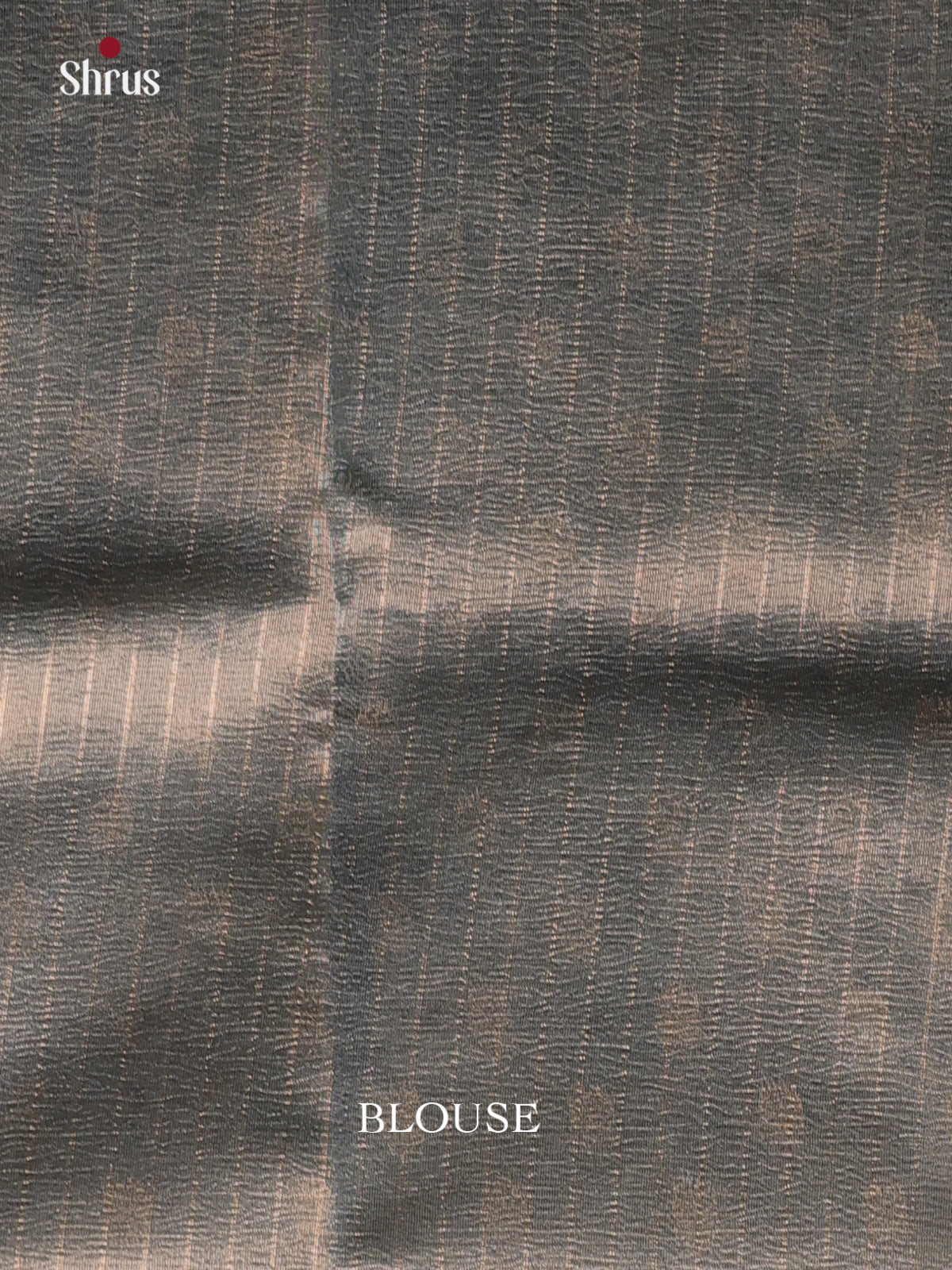 Greyish Blue - Semi Dupion Saree - Shop on Shrus.com