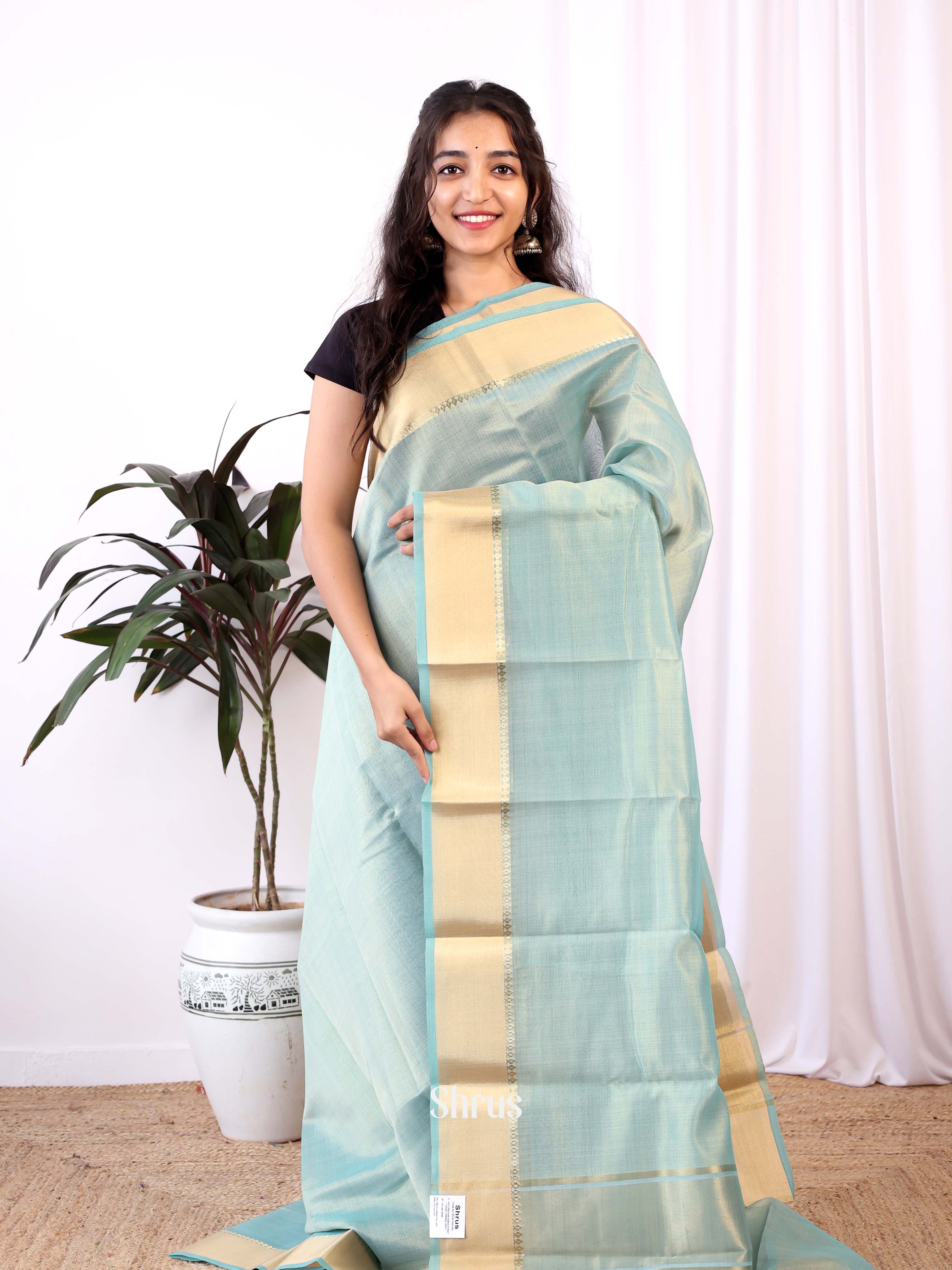 CIS09112 - Semi Dupion Saree - Shop on Shrus.com