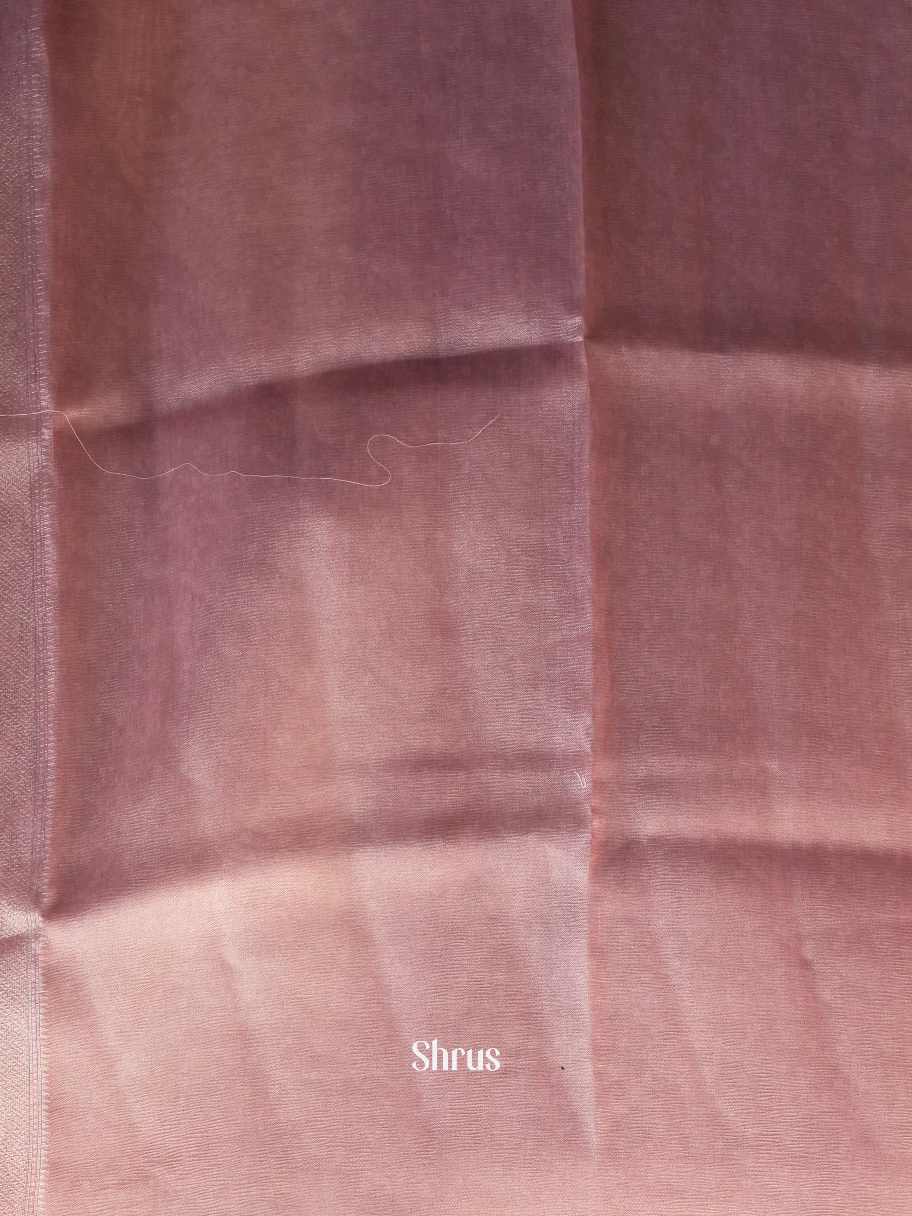 Green & Purple- Bamboo silk Saree - Shop on Shrus.com