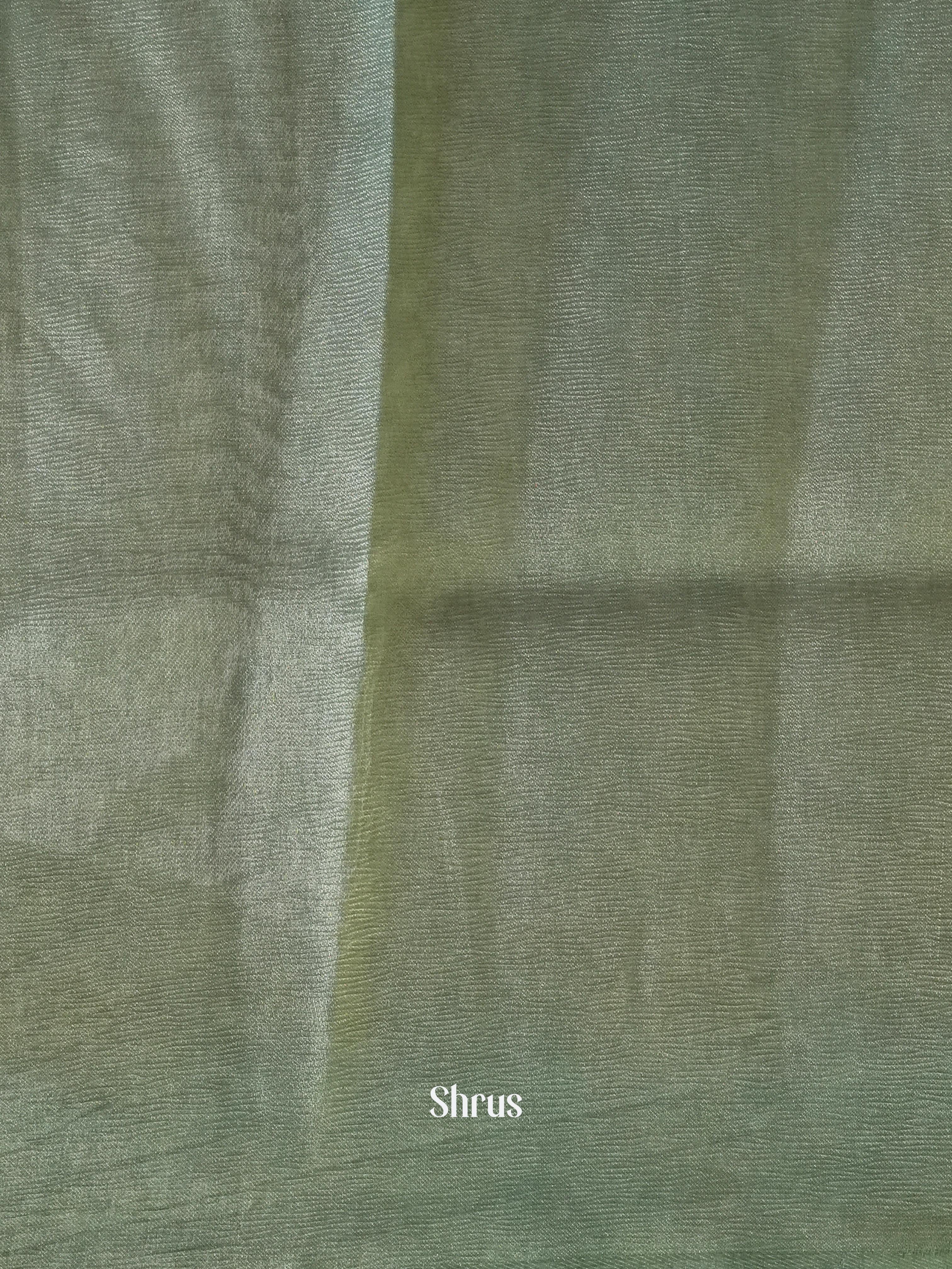 Green - Bamboo silk Saree - Shop on Shrus.com