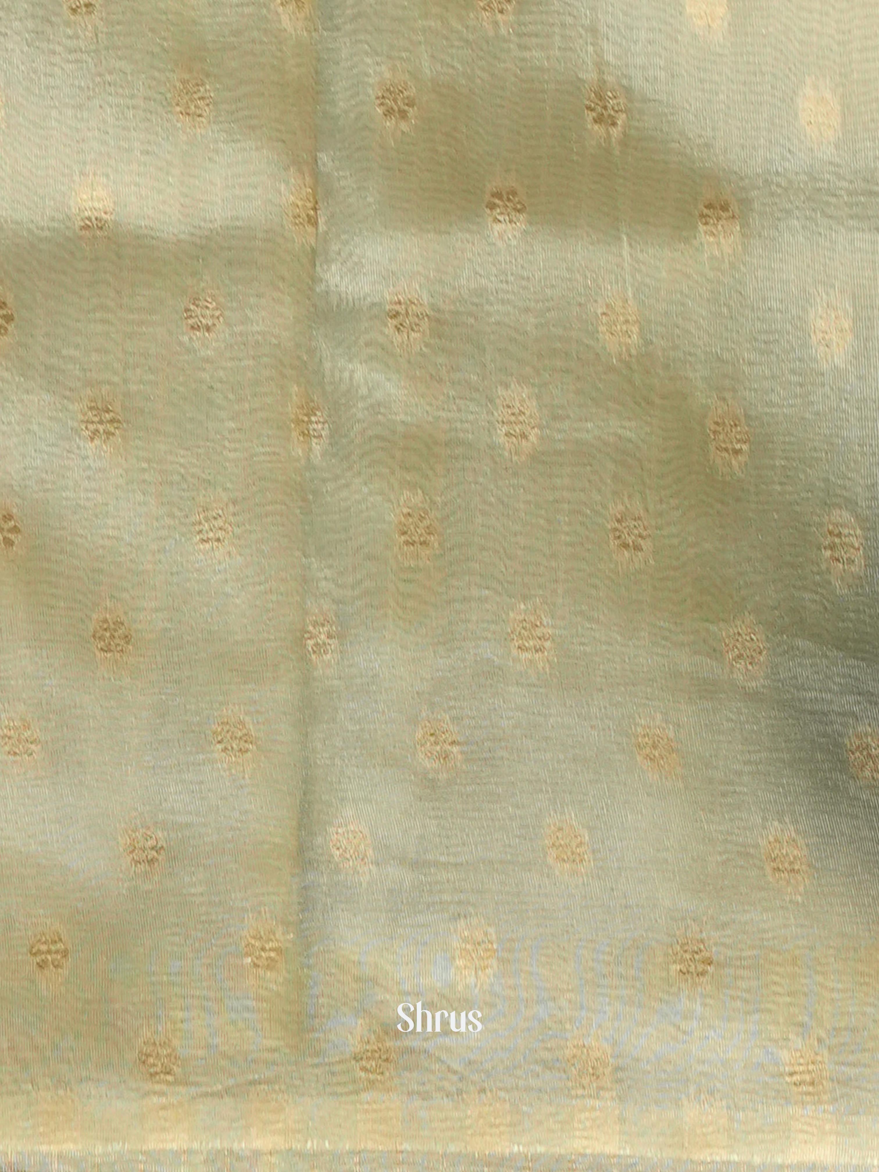 Green - Bamboo silk Saree - Shop on Shrus.com