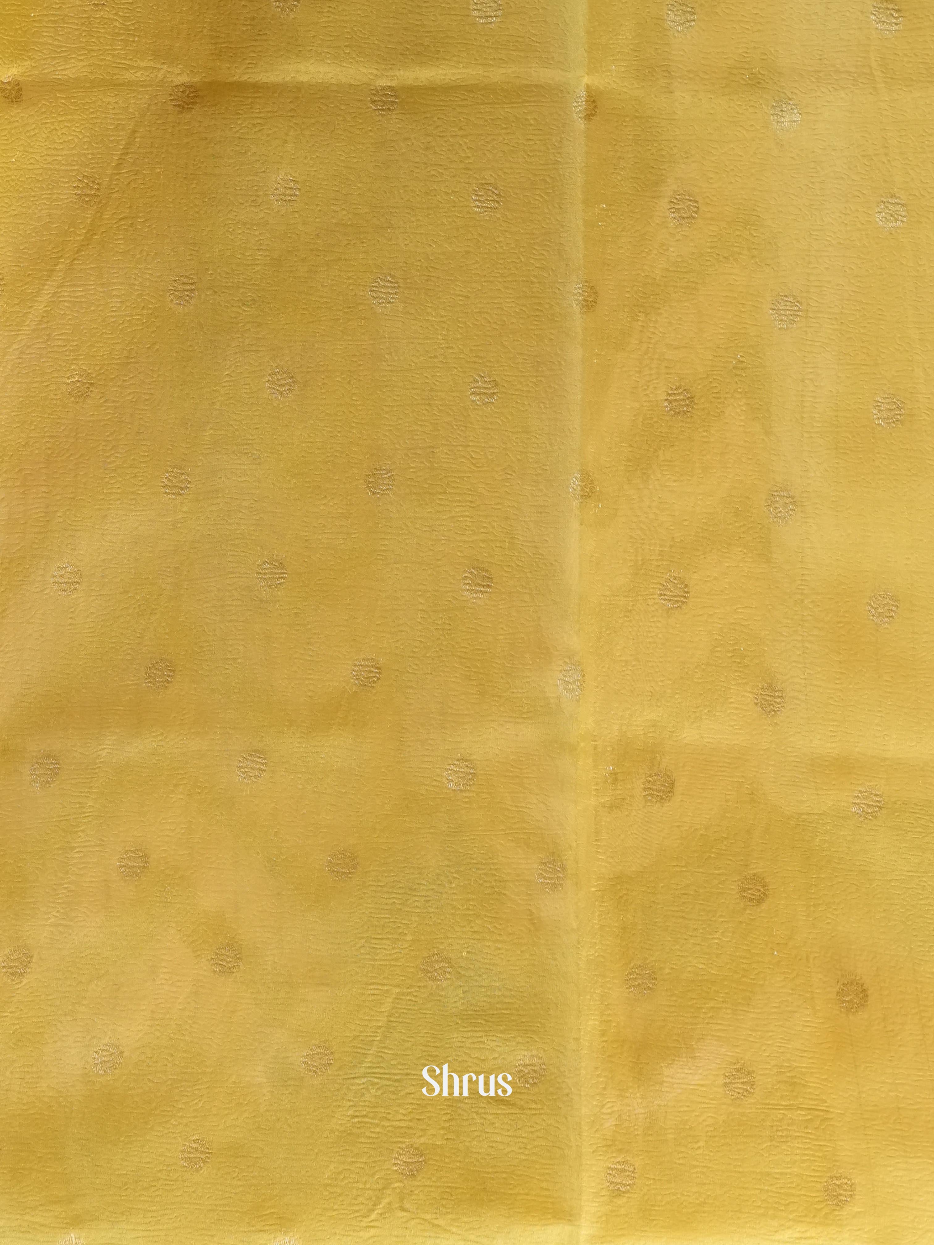Mustard - Bamboo silk Saree - Shop on Shrus.com