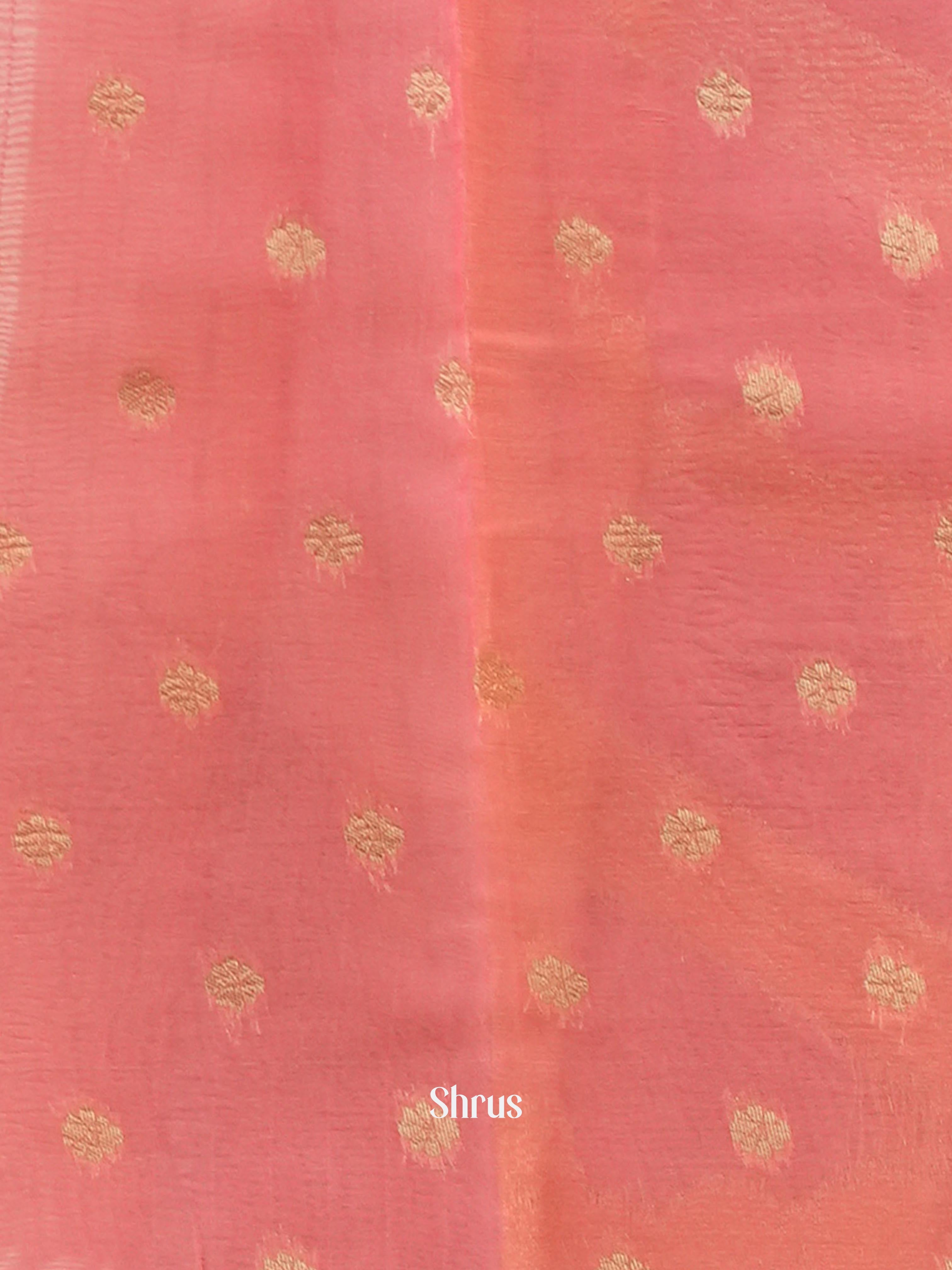 pink - Bamboo silk Saree - Shop on Shrus.com