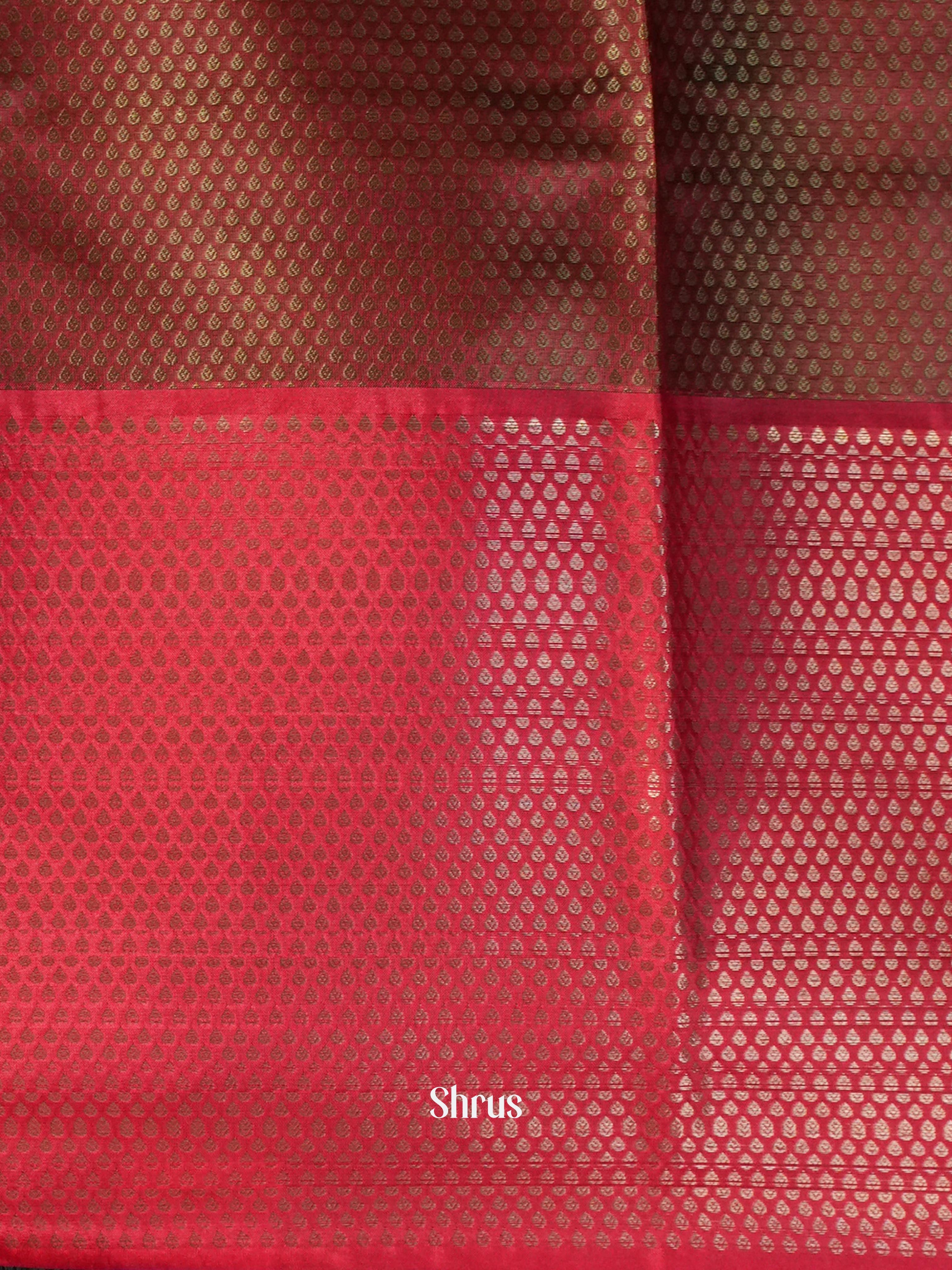 Green & Maroon - Tanchoi Saree - Shop on Shrus.com