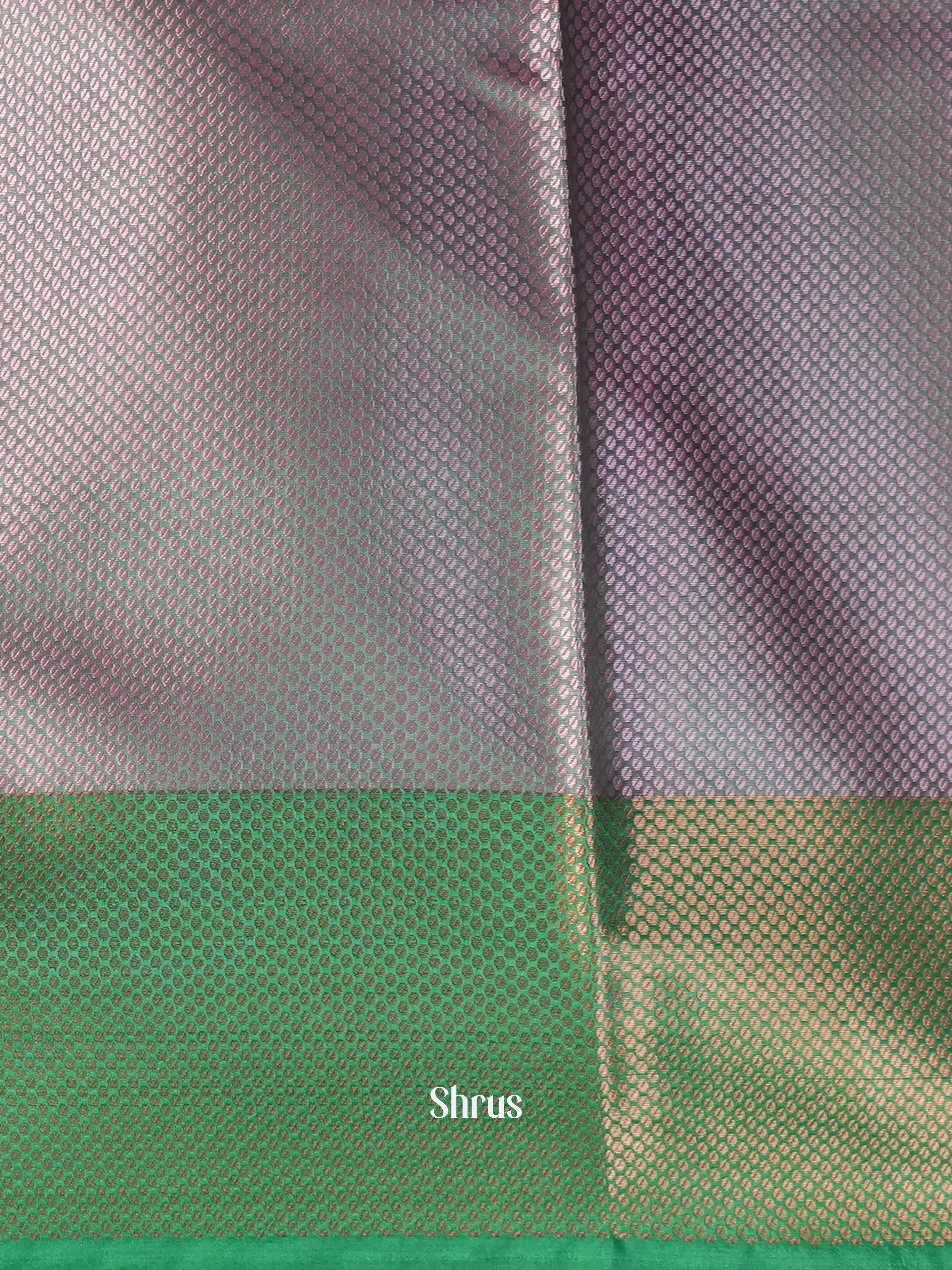 Pink & Green - Tanchoi Saree - Shop on Shrus.com