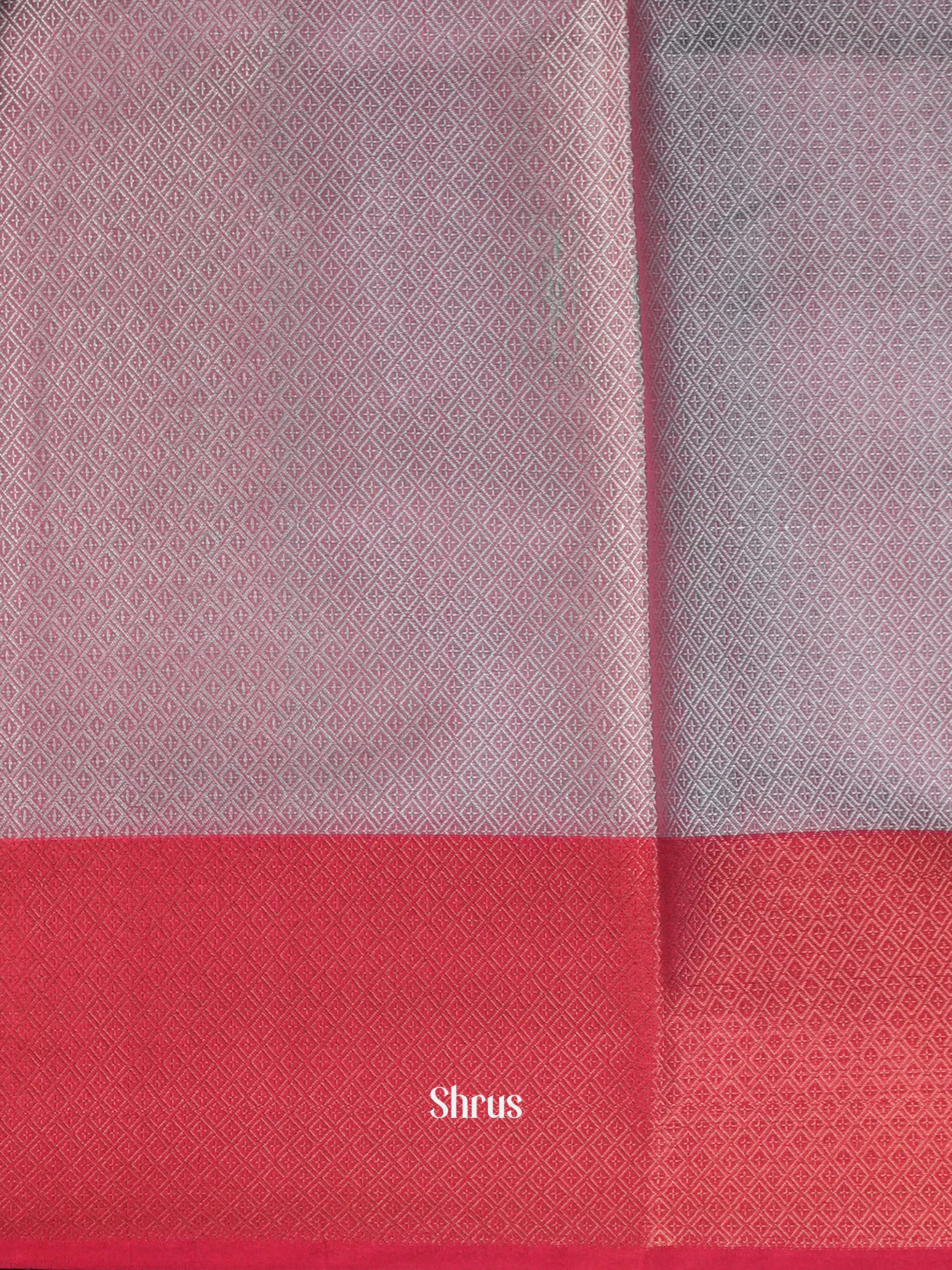 Teal & Red - Tanchoi Saree - Shop on Shrus.com