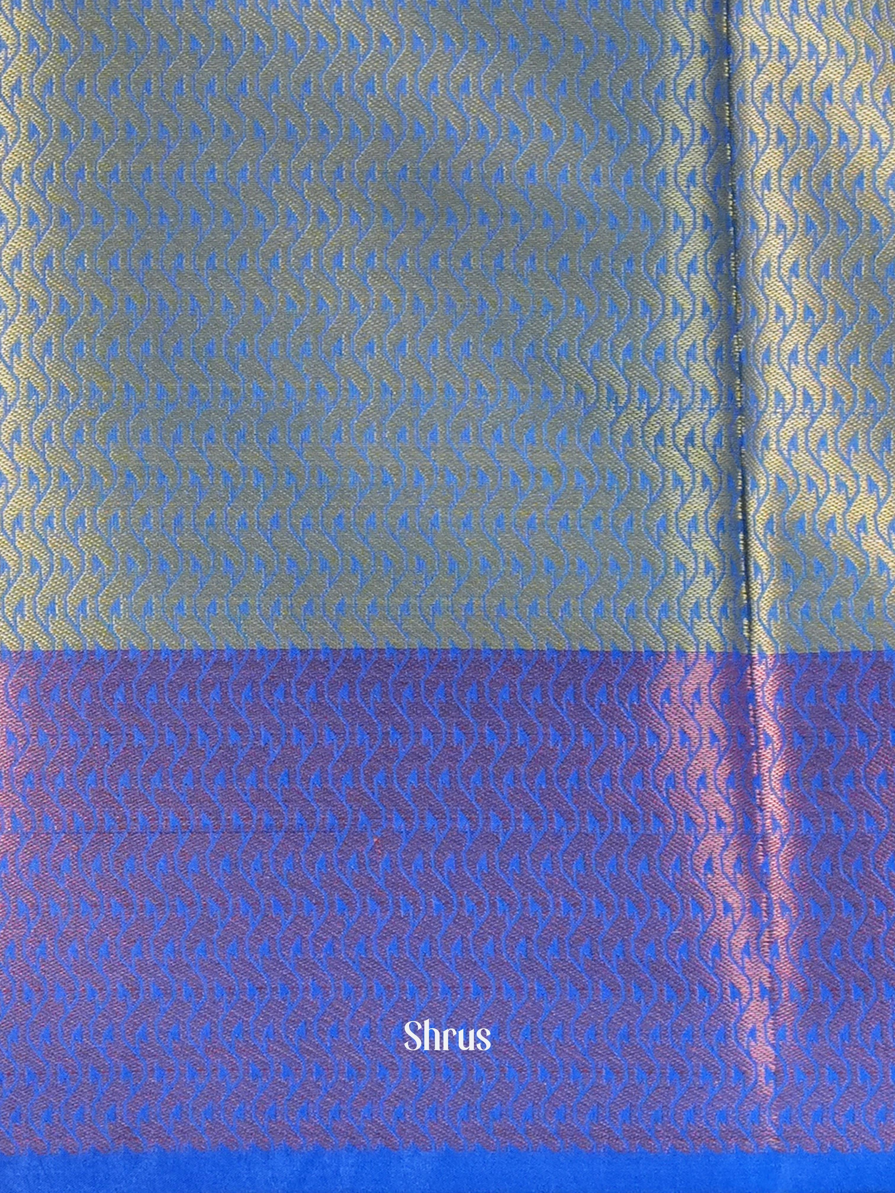 Green & Blue- Tanchoi Saree - Shop on Shrus.com