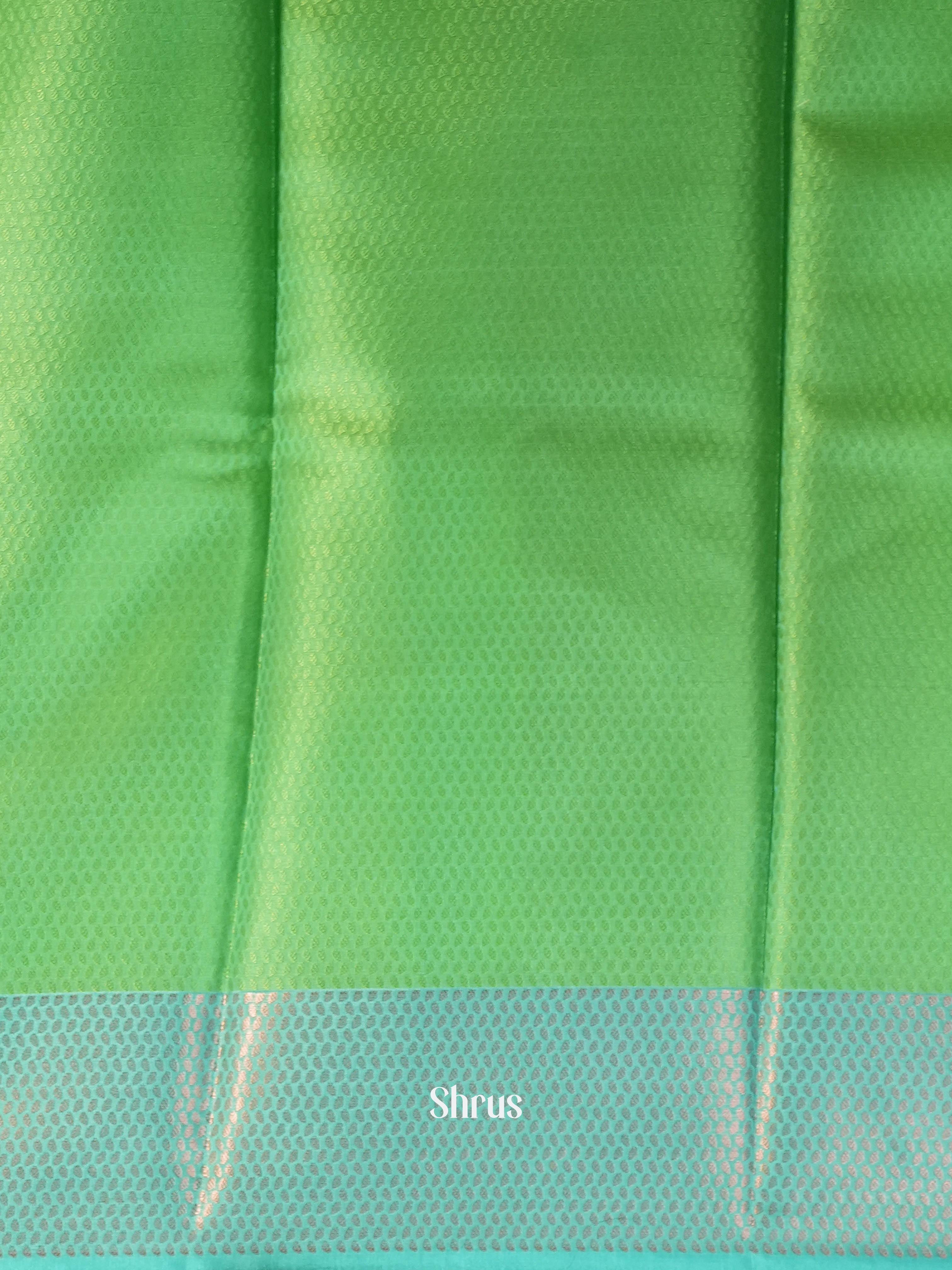 Green & Blue - Tanchoi Saree - Shop on Shrus.com