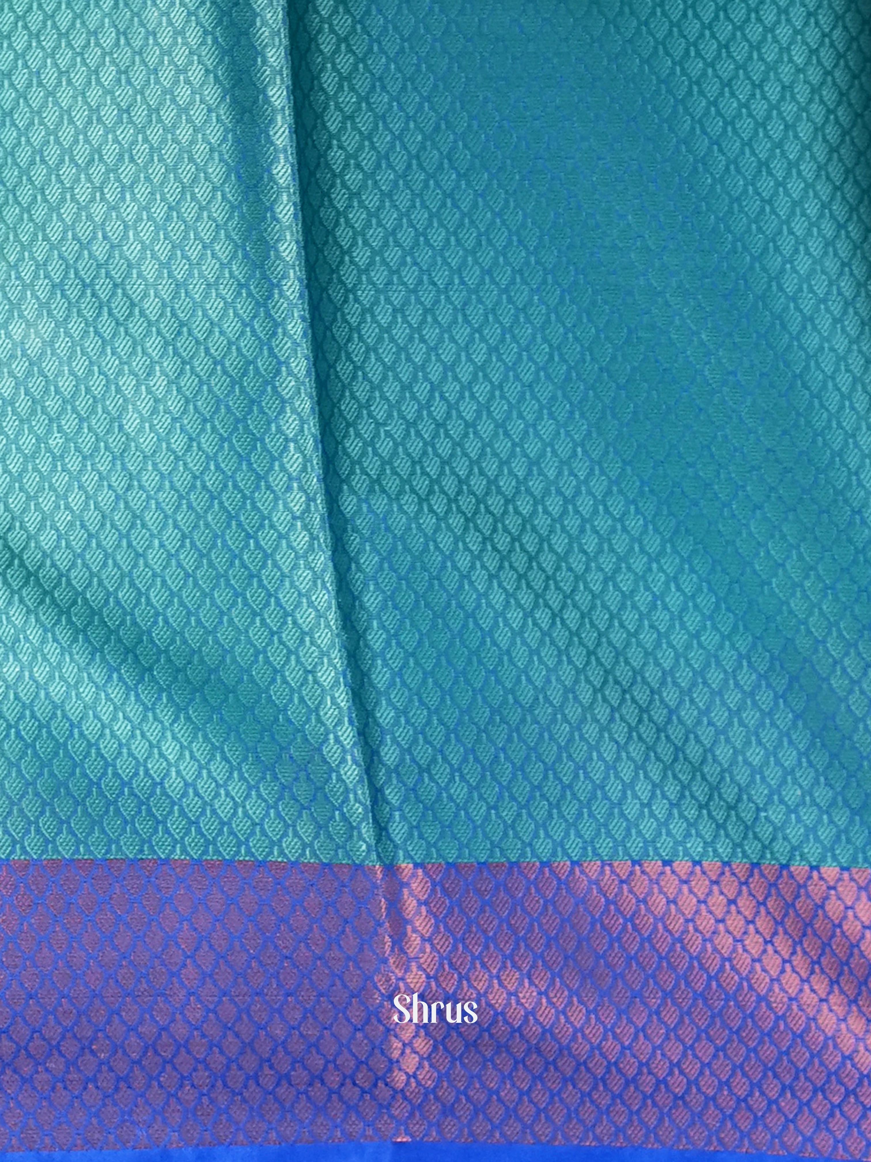Green & Blue - Tanchoi Saree - Shop on Shrus.com