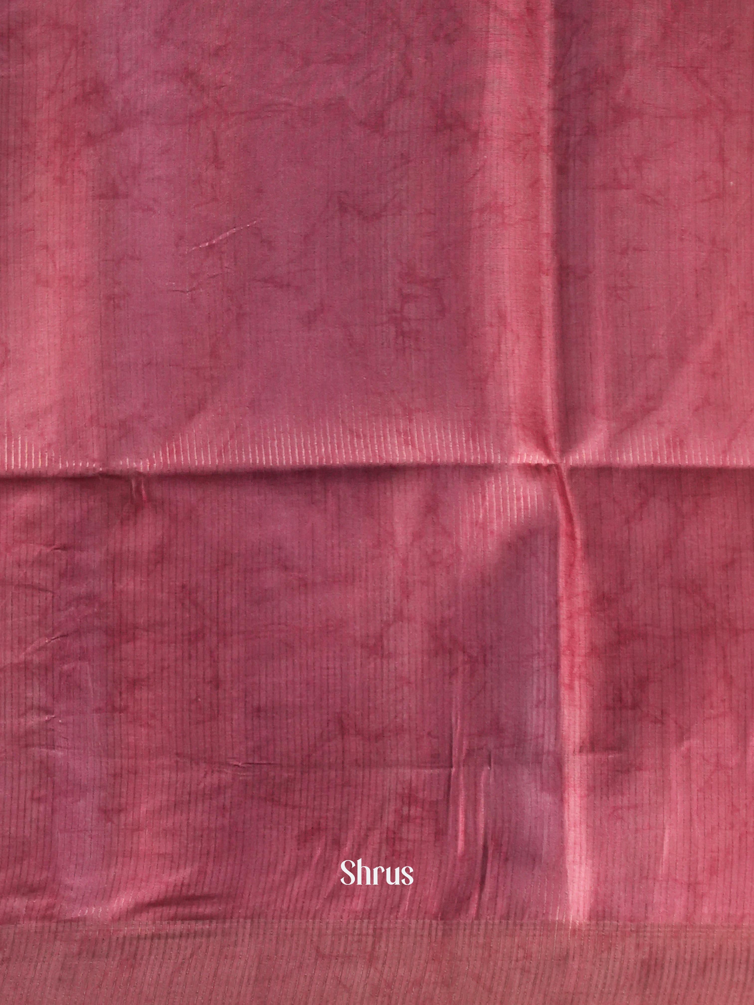 Pink - Moonga Saree - Shop on Shrus.com