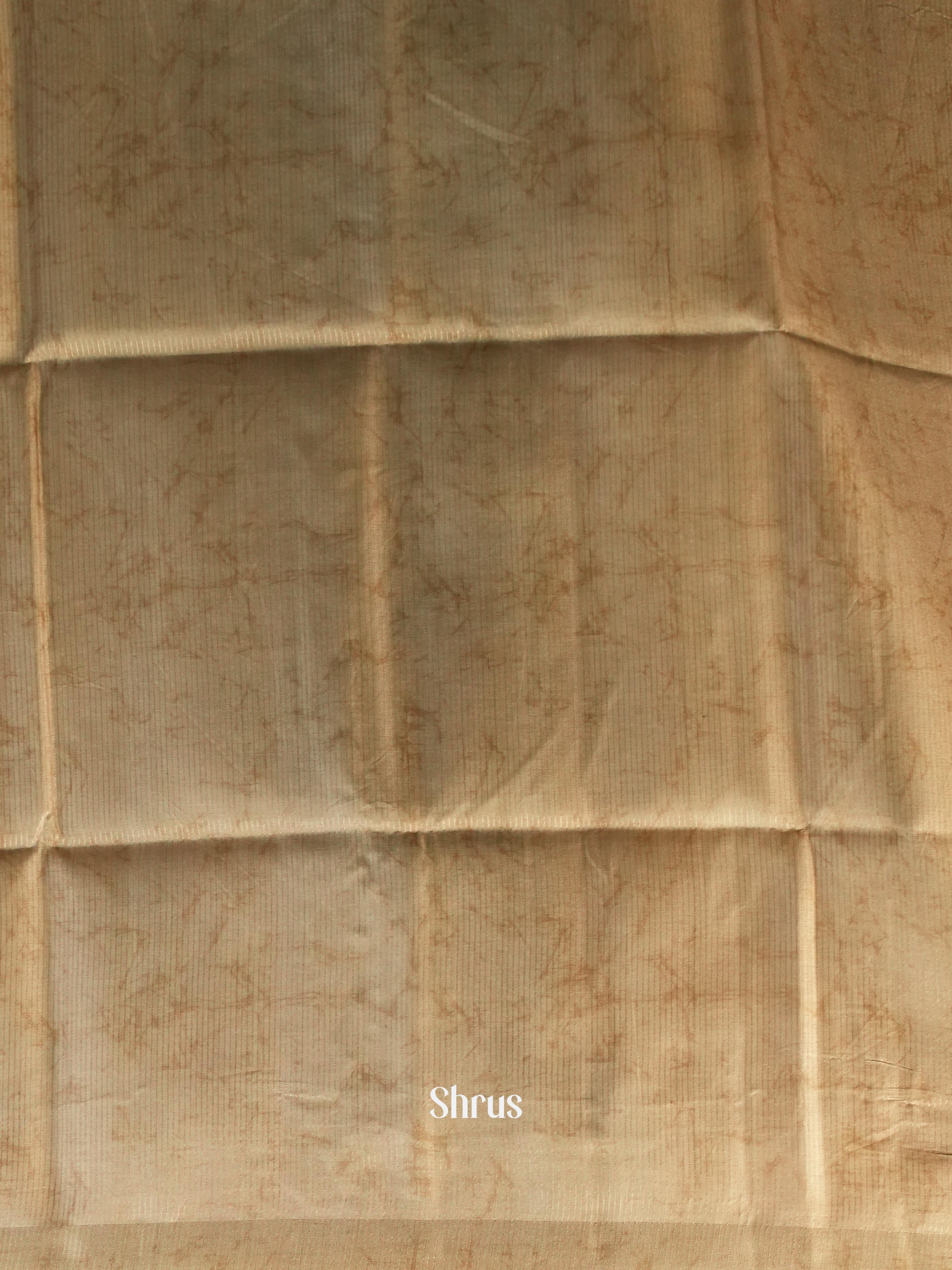 Pastel Lite Brown- Moonga Saree - Shop on Shrus.com