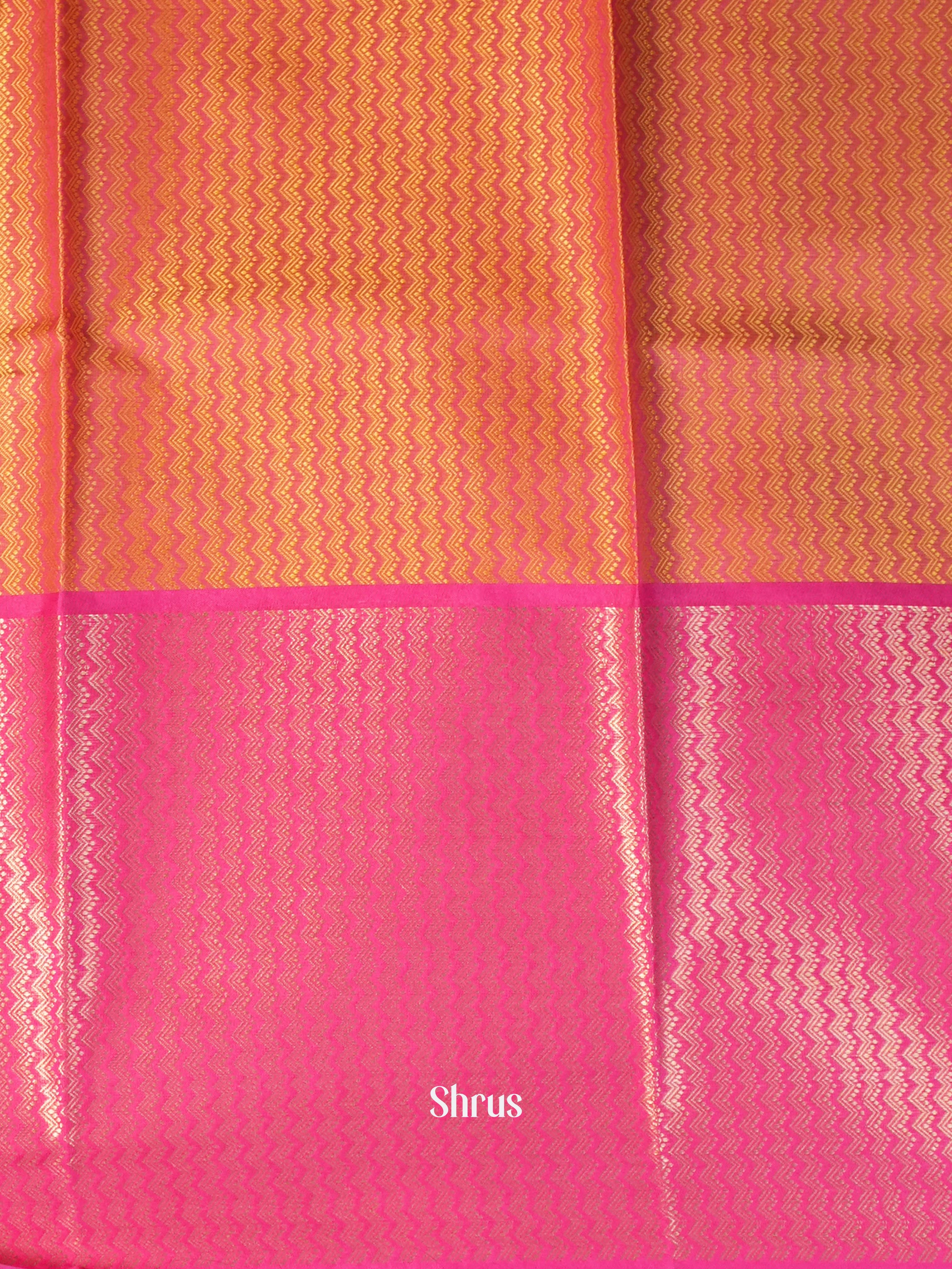 Mustard & Pink - Tanchoi Saree - Shop on Shrus.com