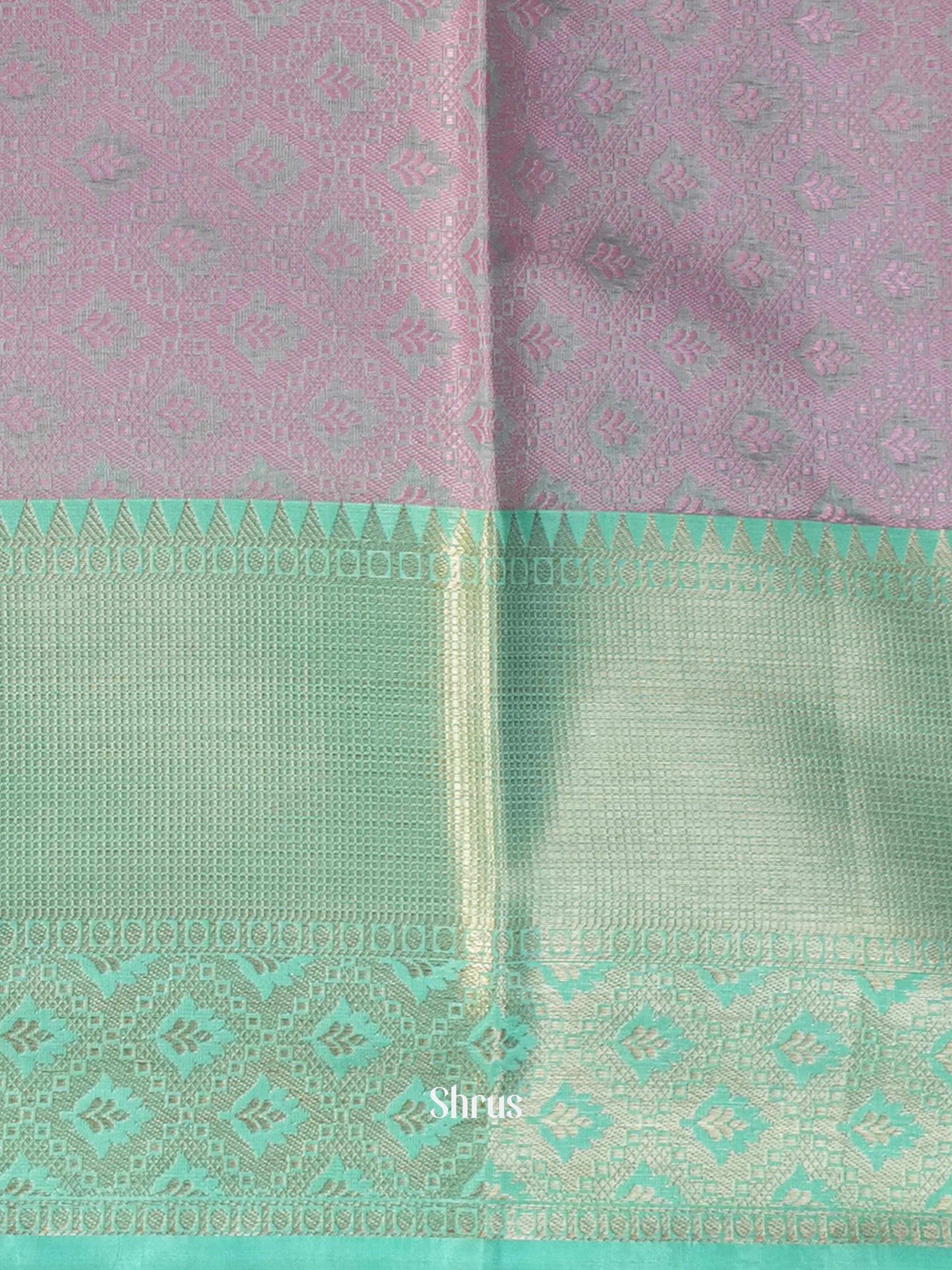 Pink & Green - Tanchoi Saree - Shop on Shrus.com