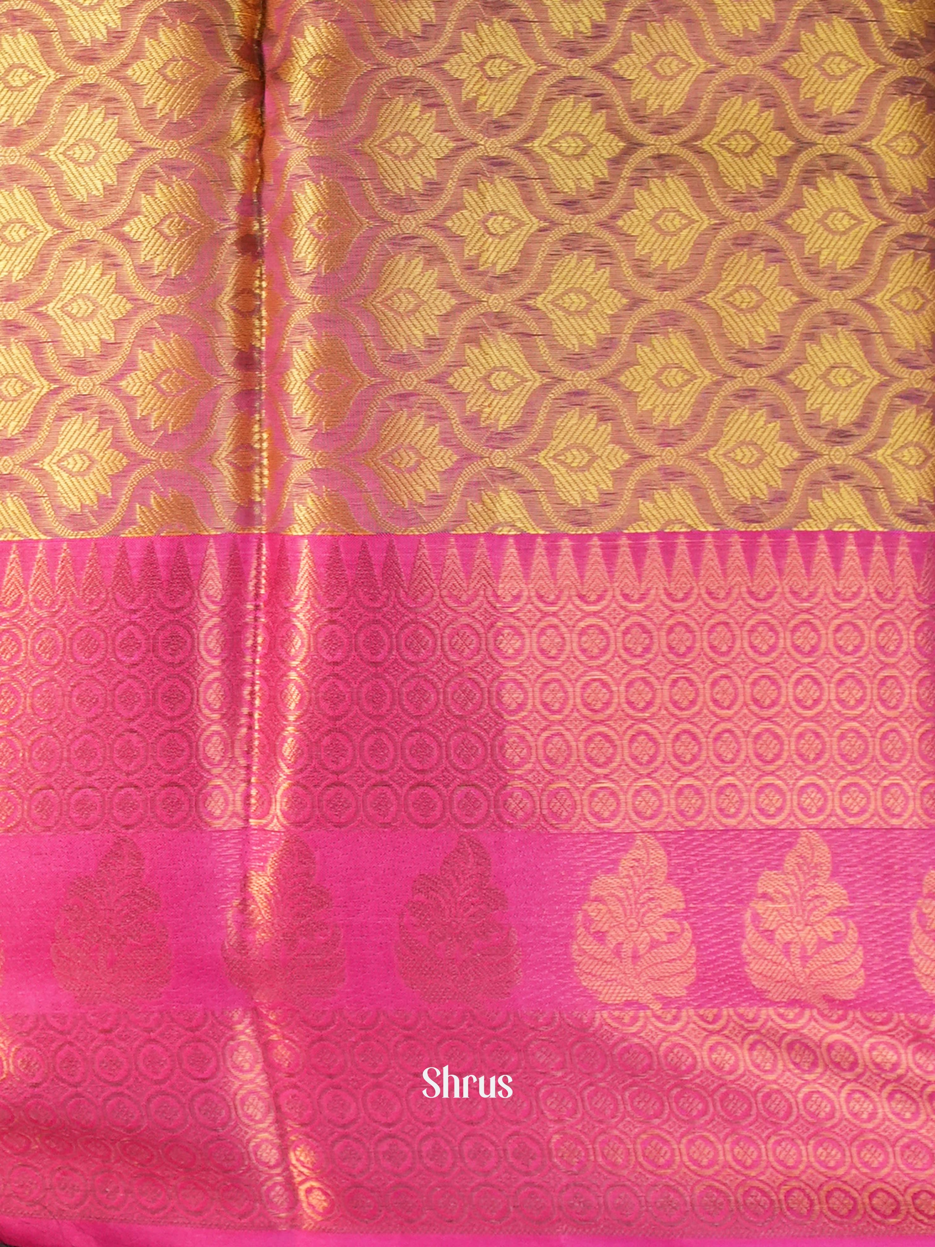 Green & Maroon - Tanchoi Saree - Shop on Shrus.com
