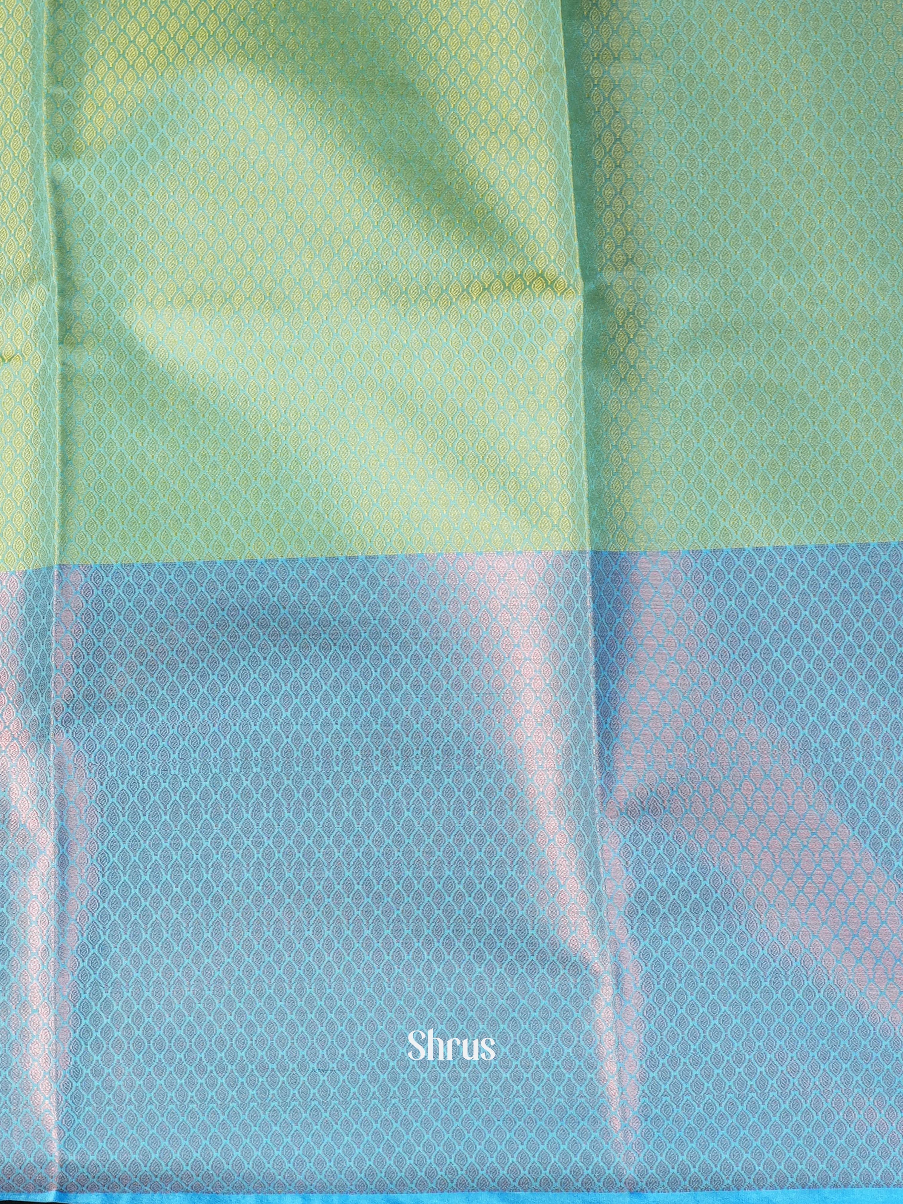 Mustard & Blue - Tanchoi Saree - Shop on Shrus.com