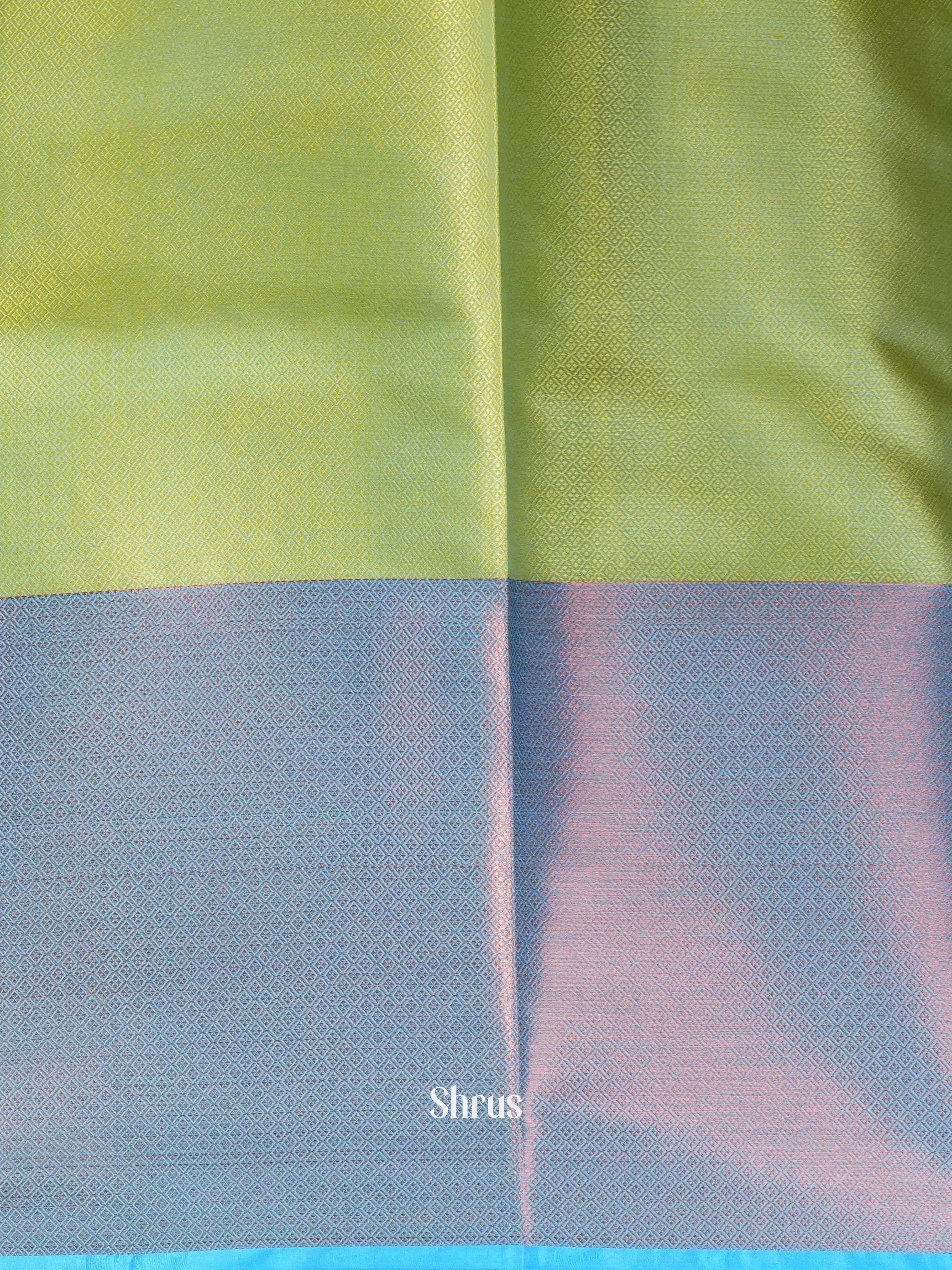 Mustard & Blue - Tanchoi Saree - Shop on Shrus.com