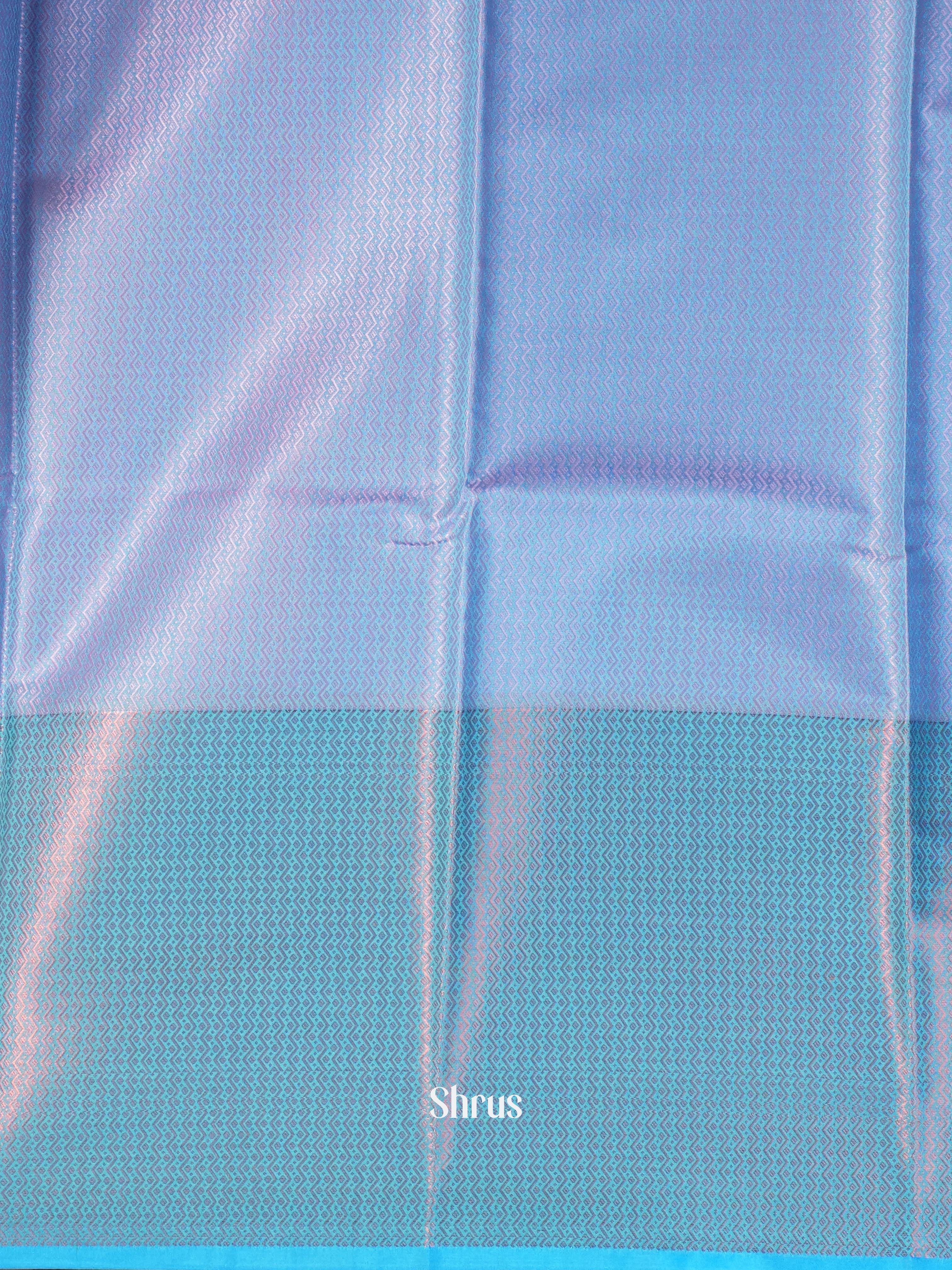 Pink & Blue - Tanchoi Saree - Shop on Shrus.com