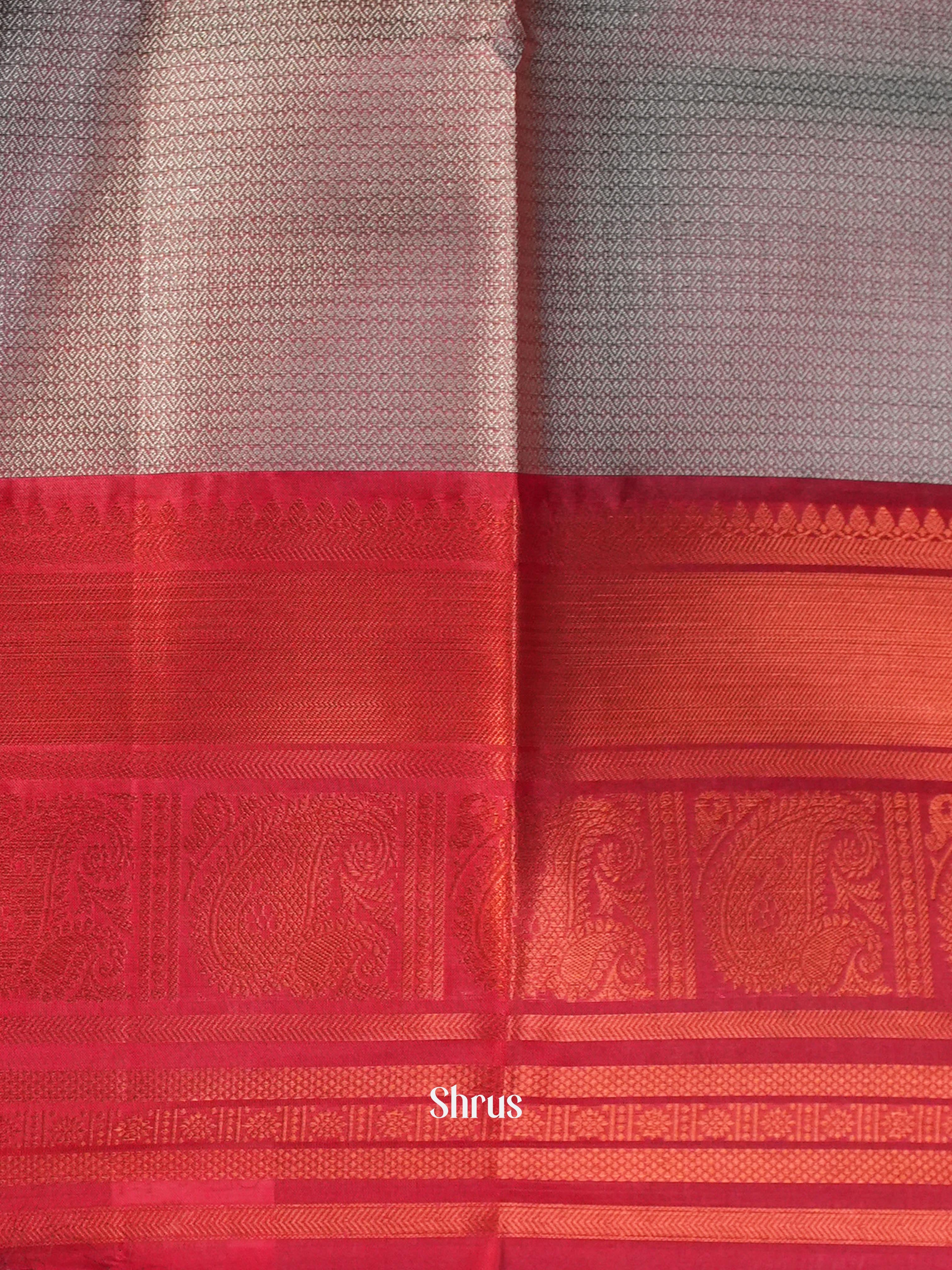 Teal & Maroon - Tanchoi Saree - Shop on Shrus.com