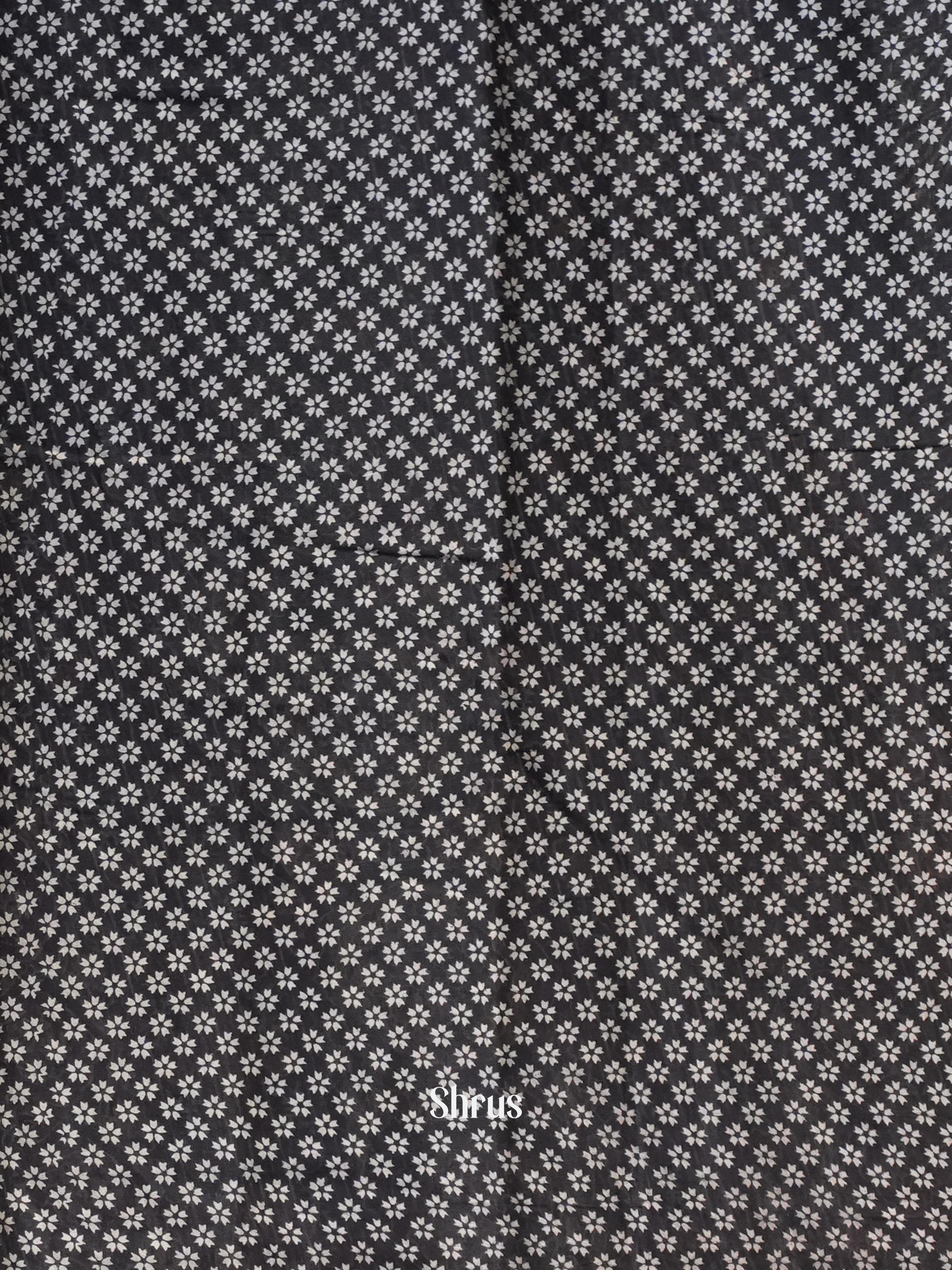 Black - Art Modal Saree - Shop on Shrus.com