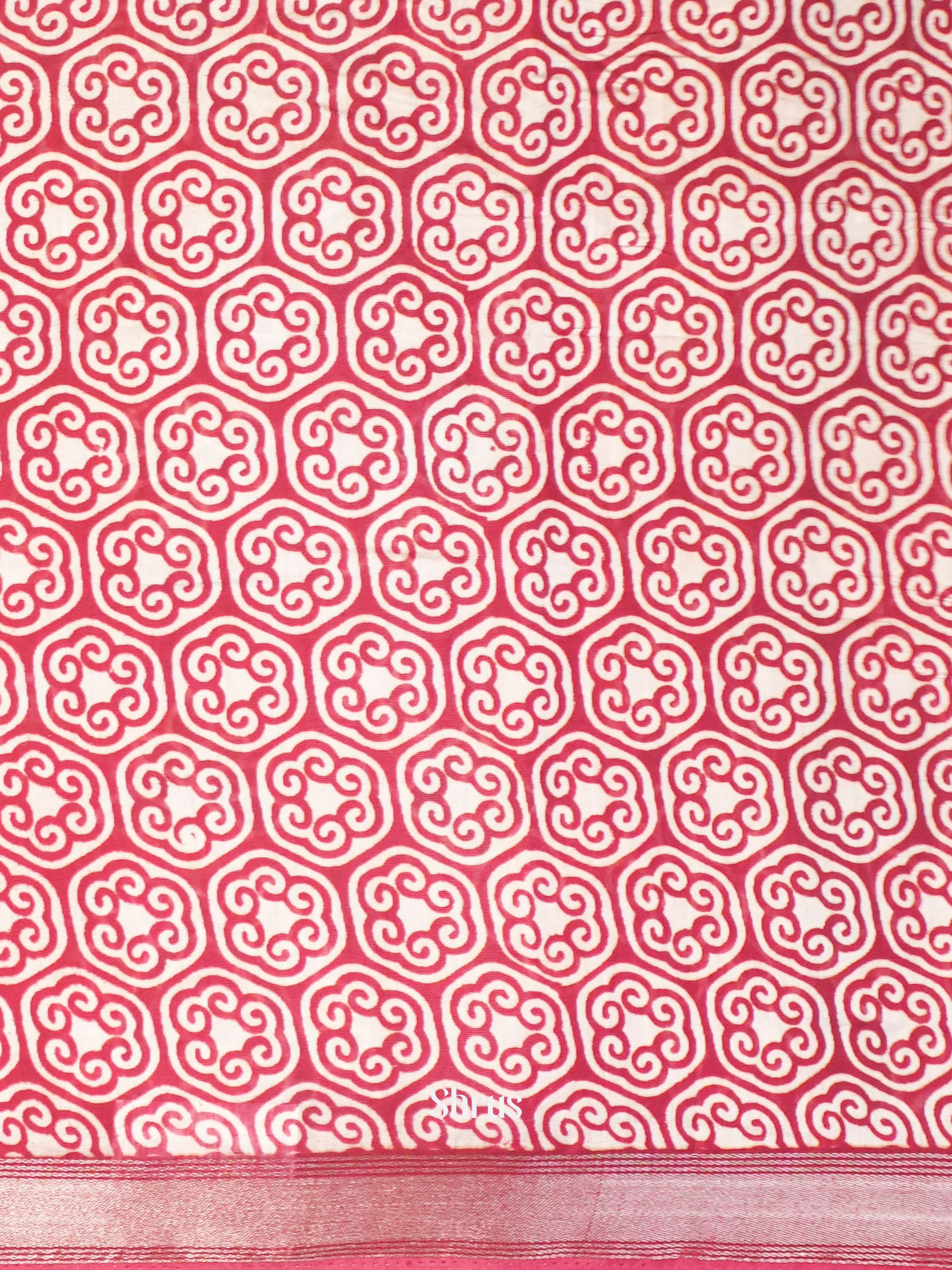 Black & Red - Art Modal Saree - Shop on Shrus.com