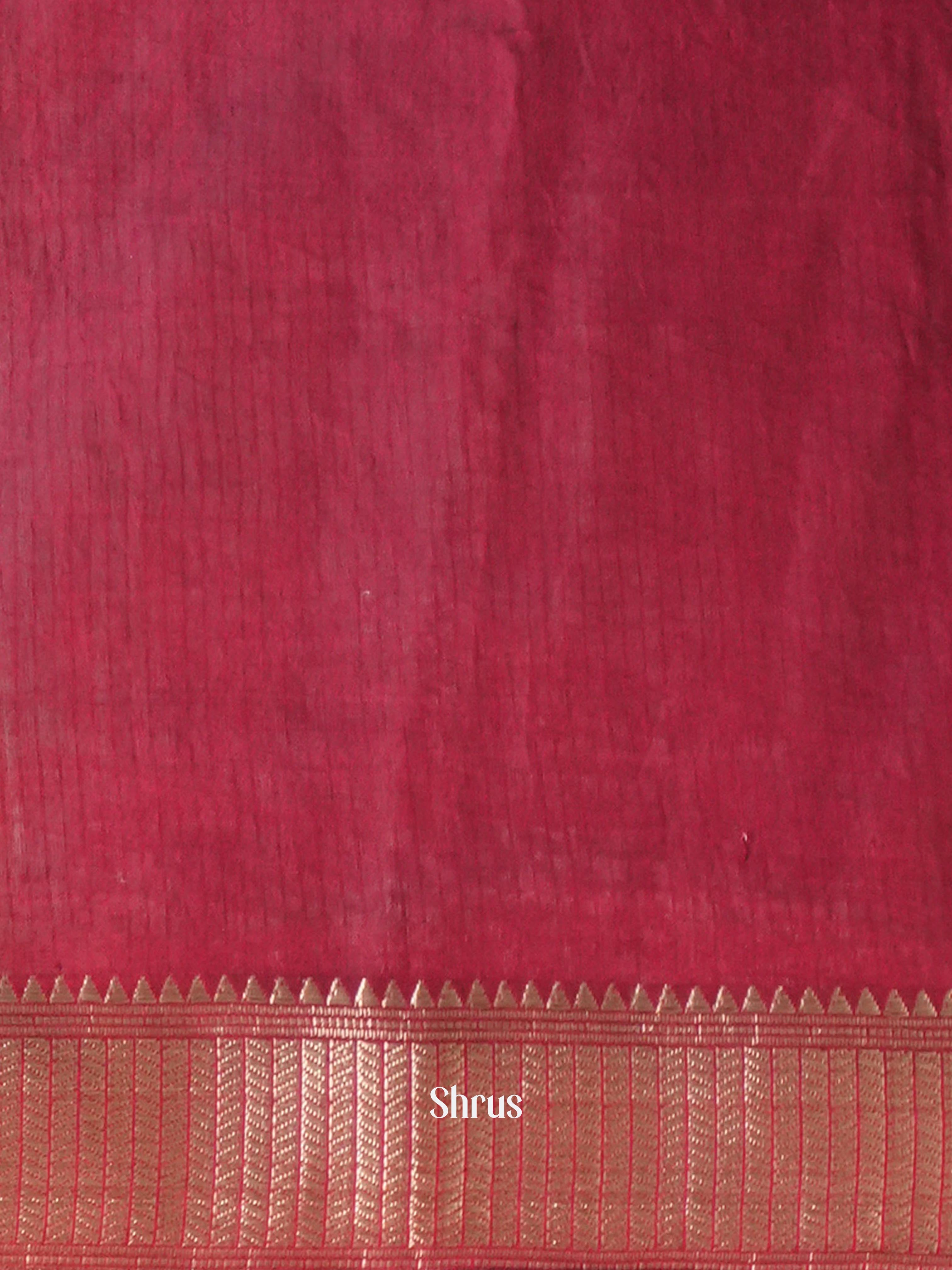 Black & Red - Art Modal Saree - Shop on Shrus.com