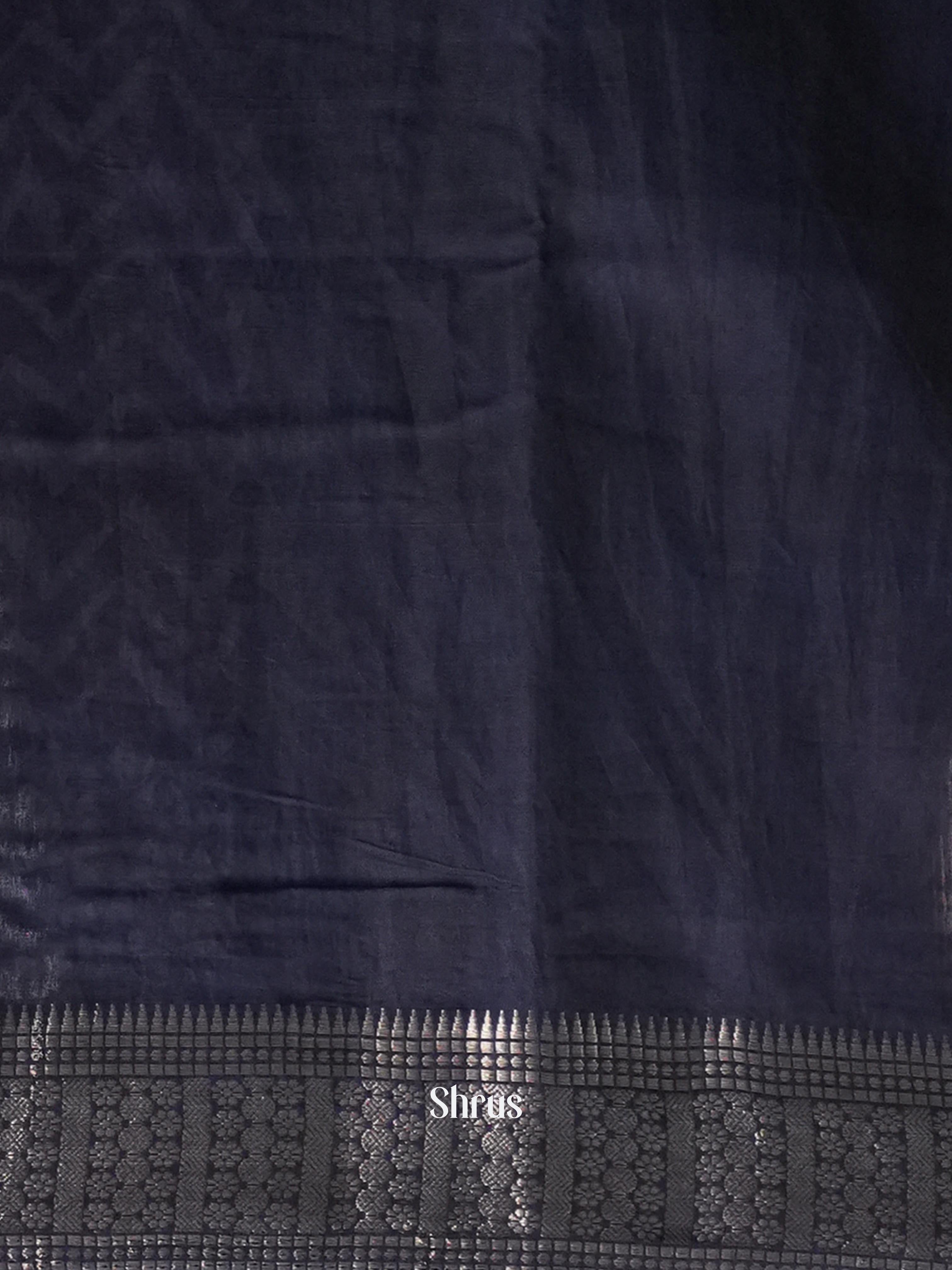 Red & Blue - Art Modal Saree - Shop on Shrus.com