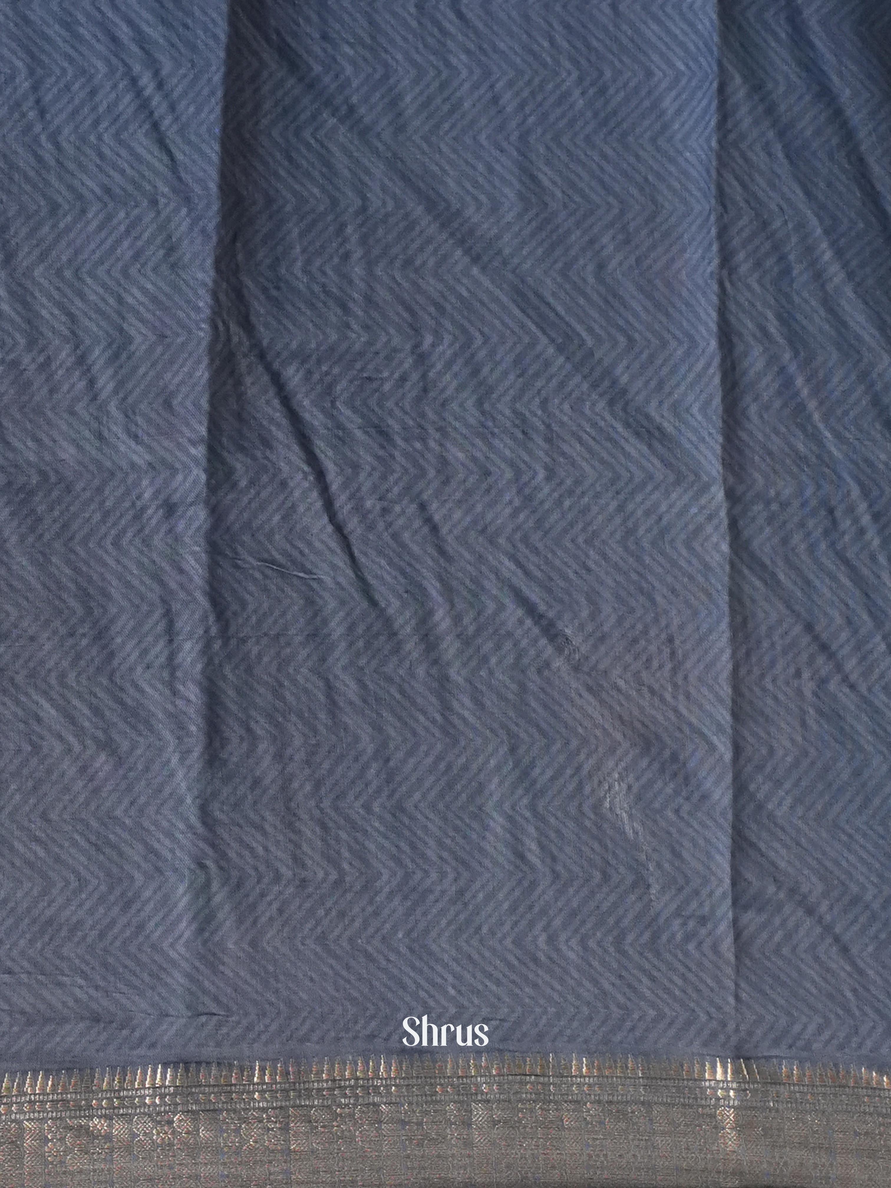 Red & Grey - Art Modal Saree - Shop on Shrus.com