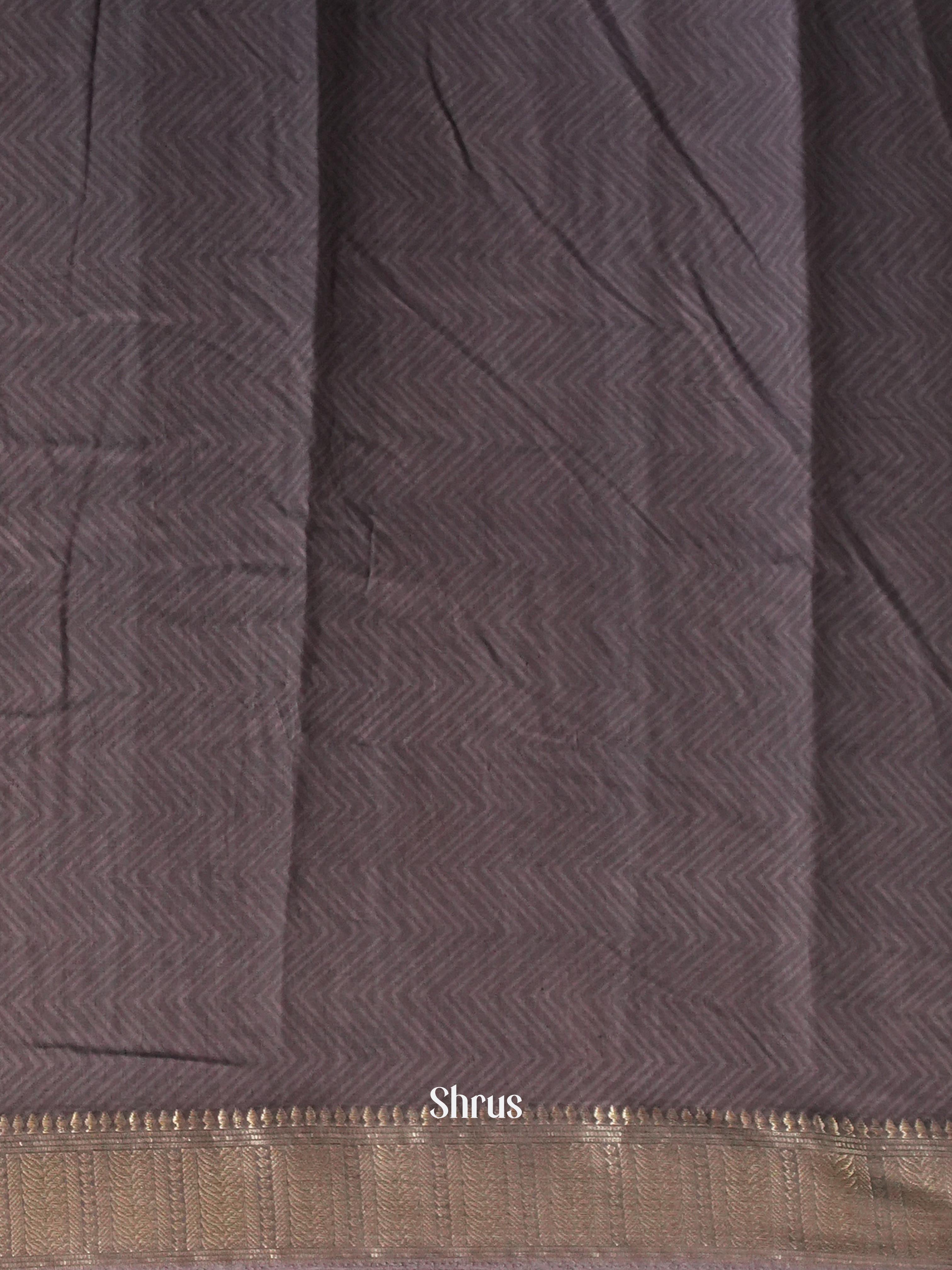 Brick & Grey - Art Modal Saree - Shop on Shrus.com